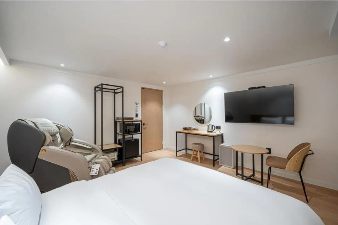 Bed in Brown Dot Hotel South Gumi