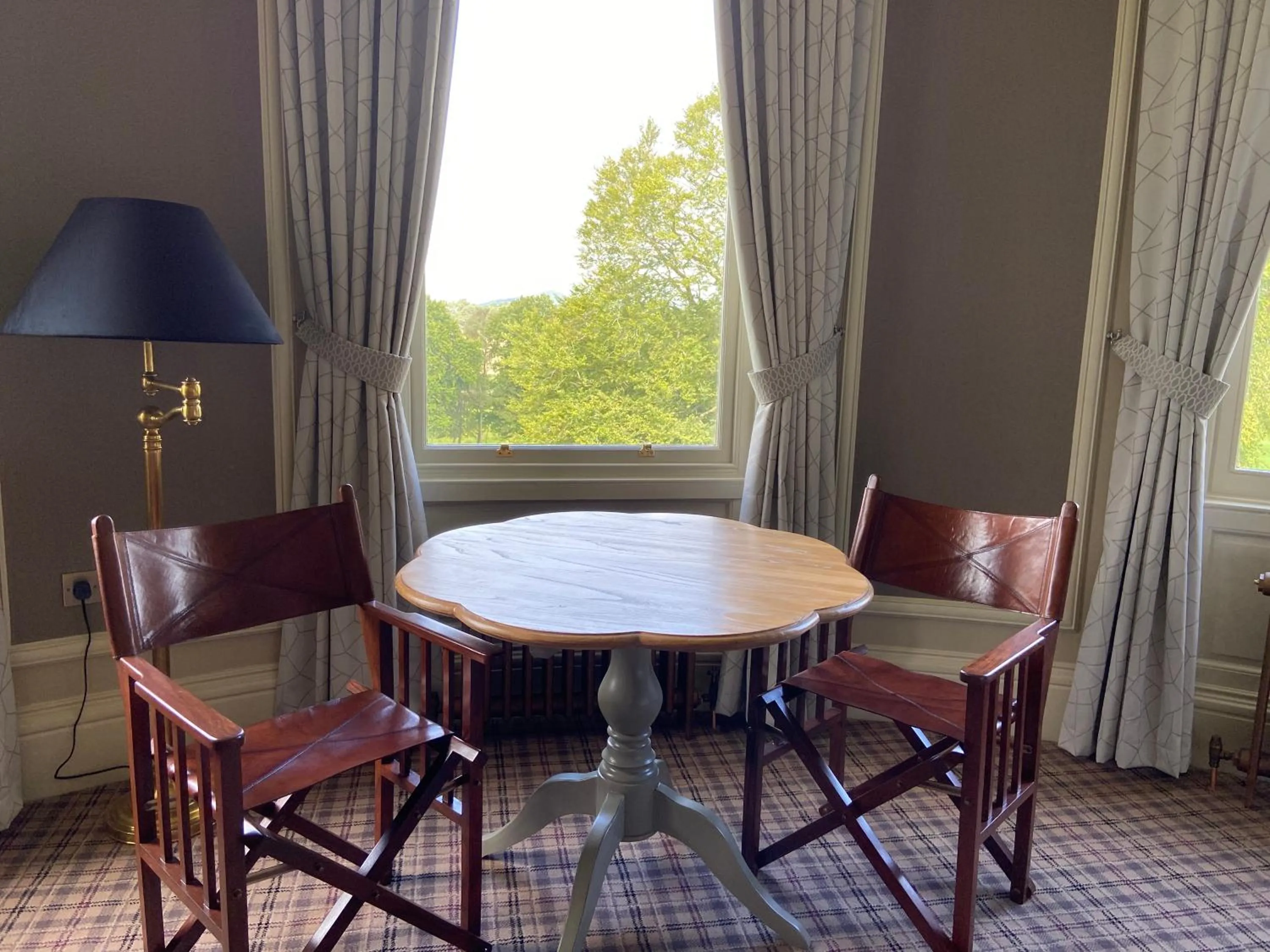 Seating area in Cornhill Castle