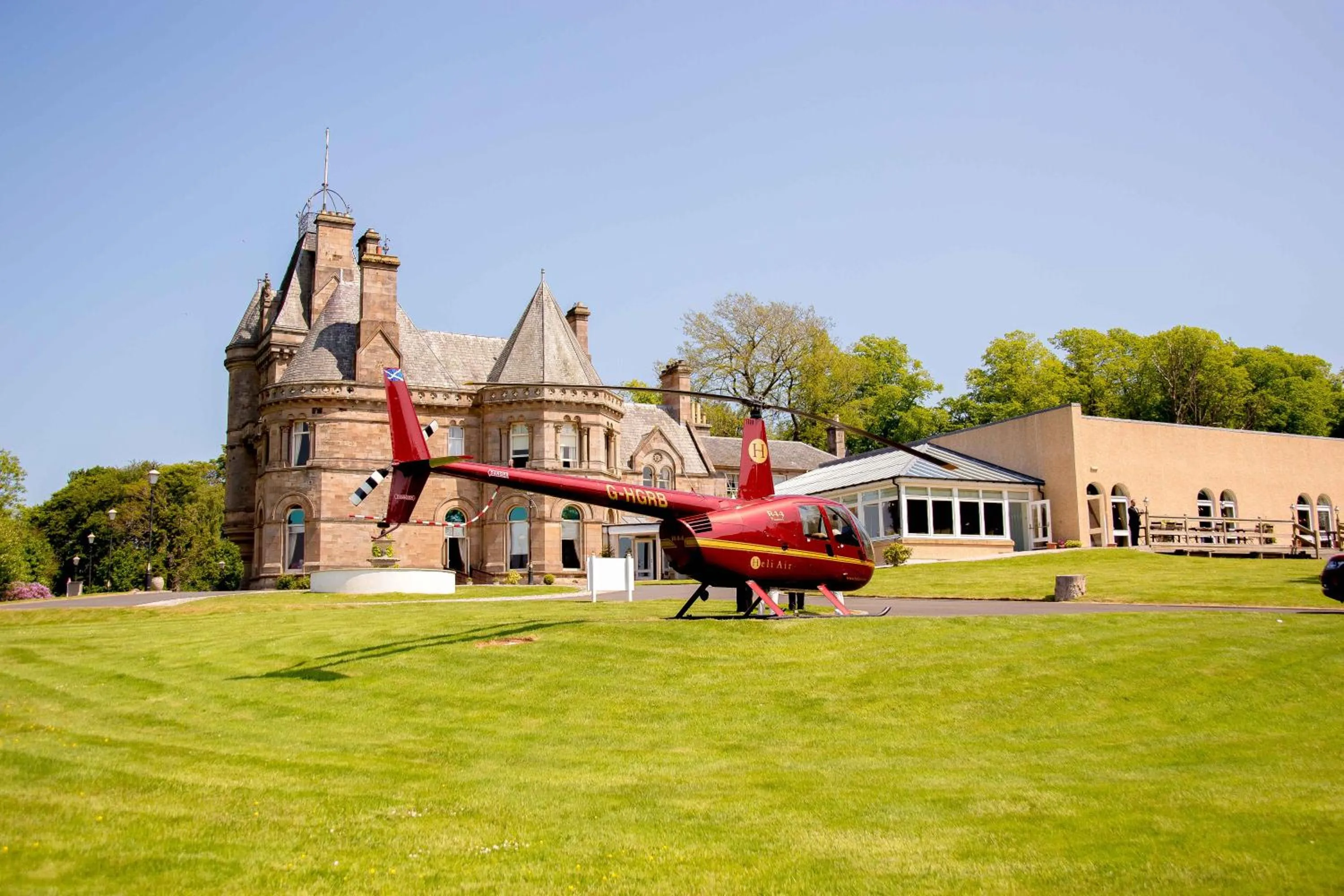 Natural landscape in Cornhill Castle
