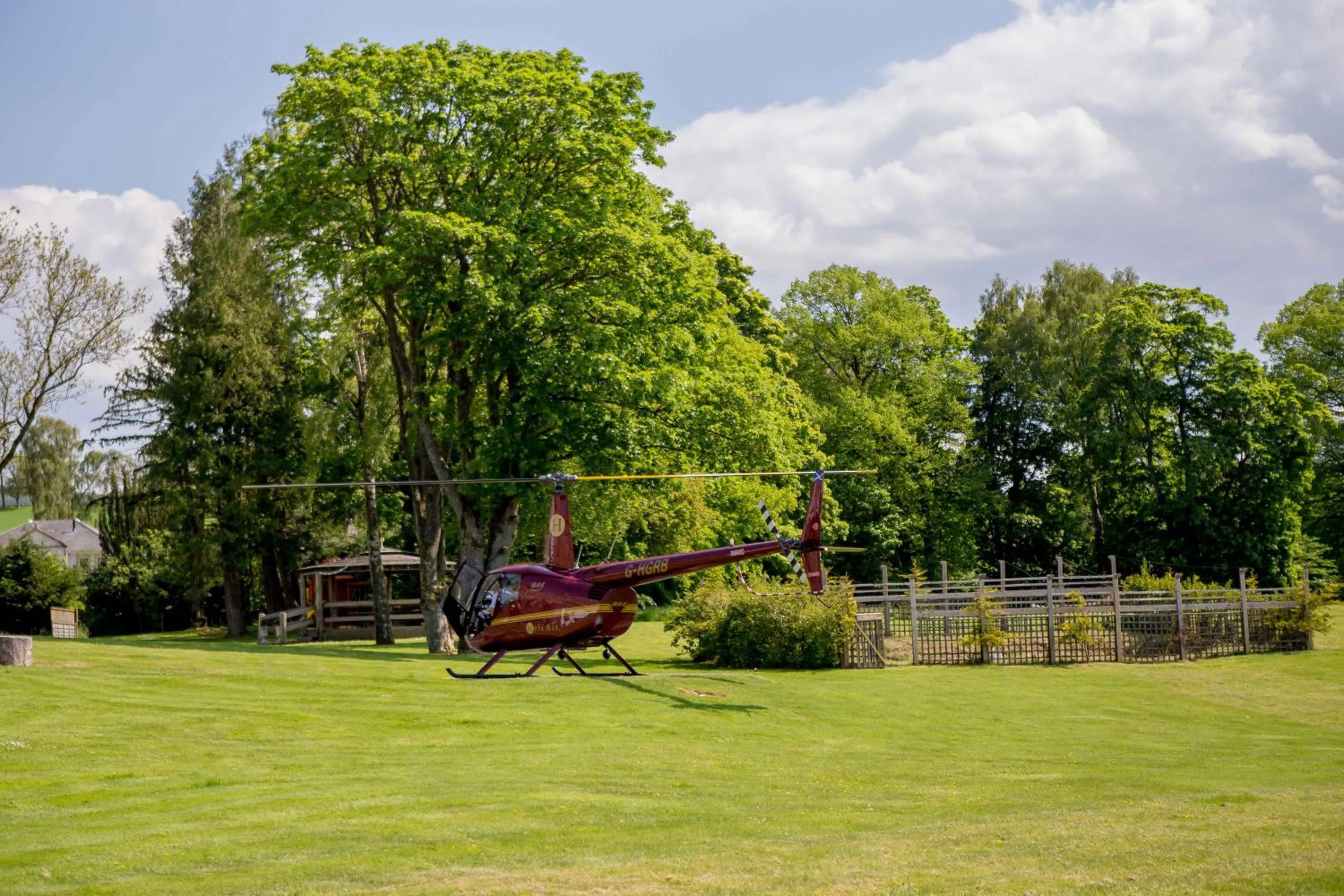 Garden in Cornhill Castle