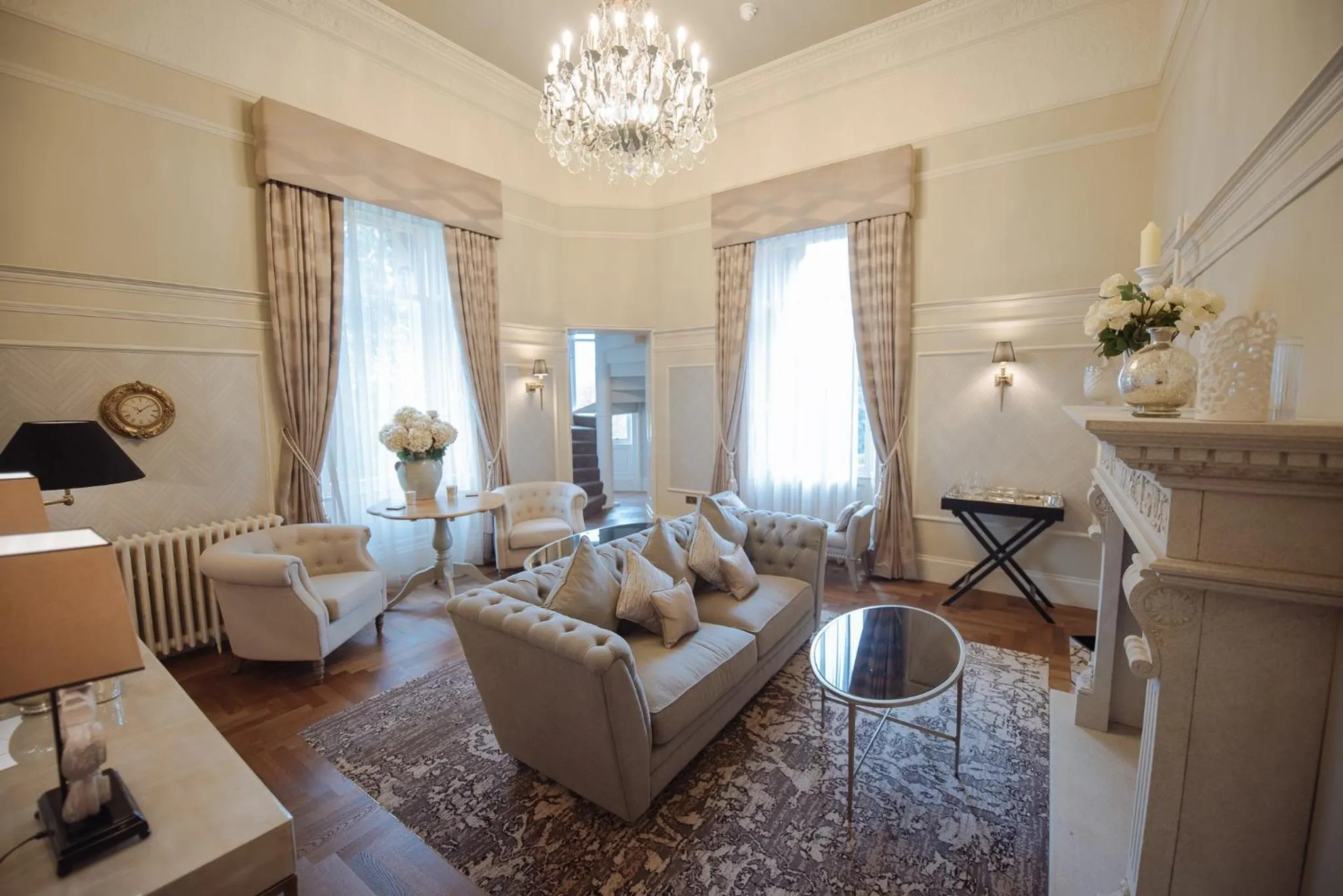 Living room in Cornhill Castle