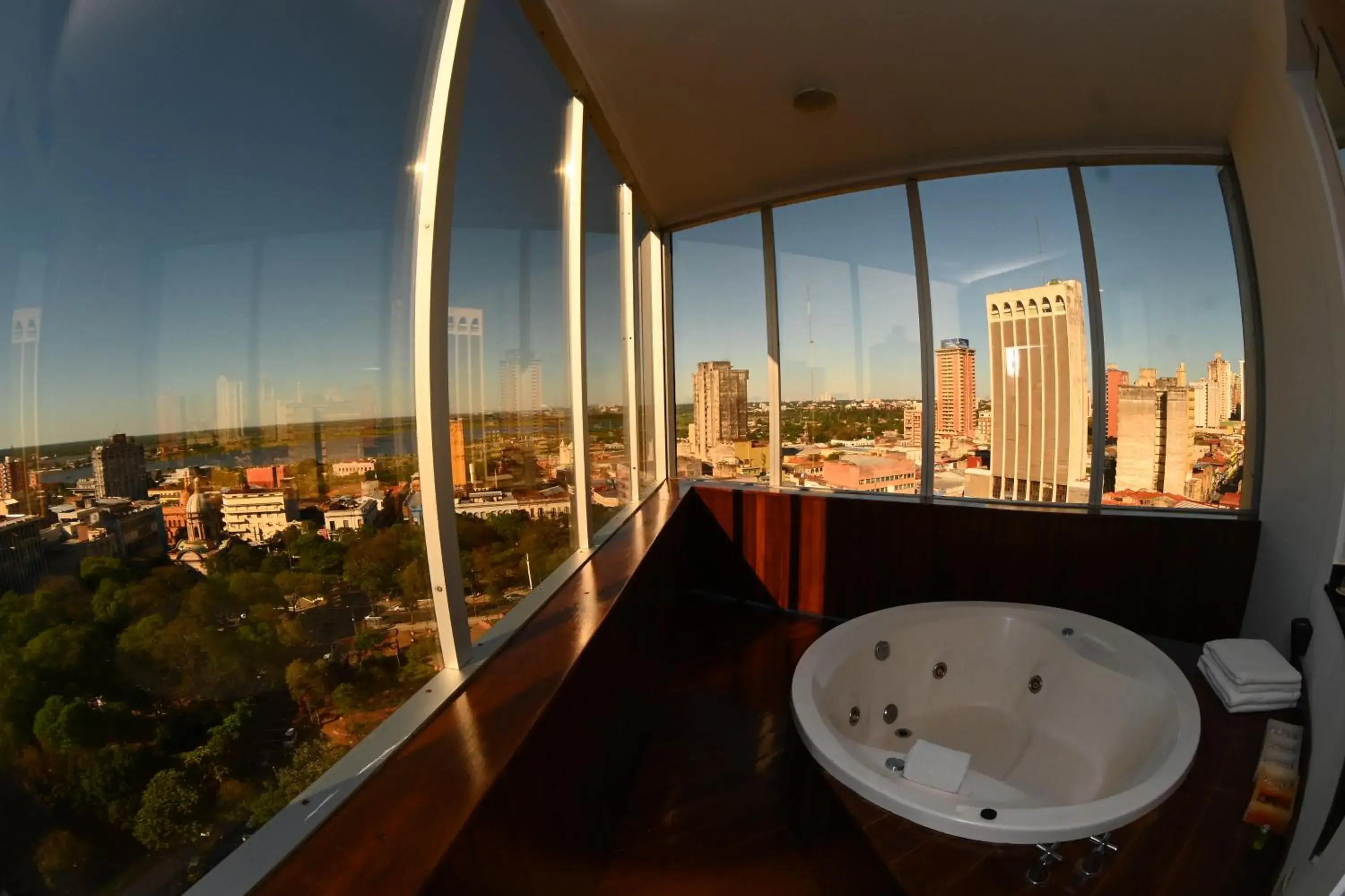 City view in Hotel Guarani Asuncion City view in Hotel Guarani Asuncion