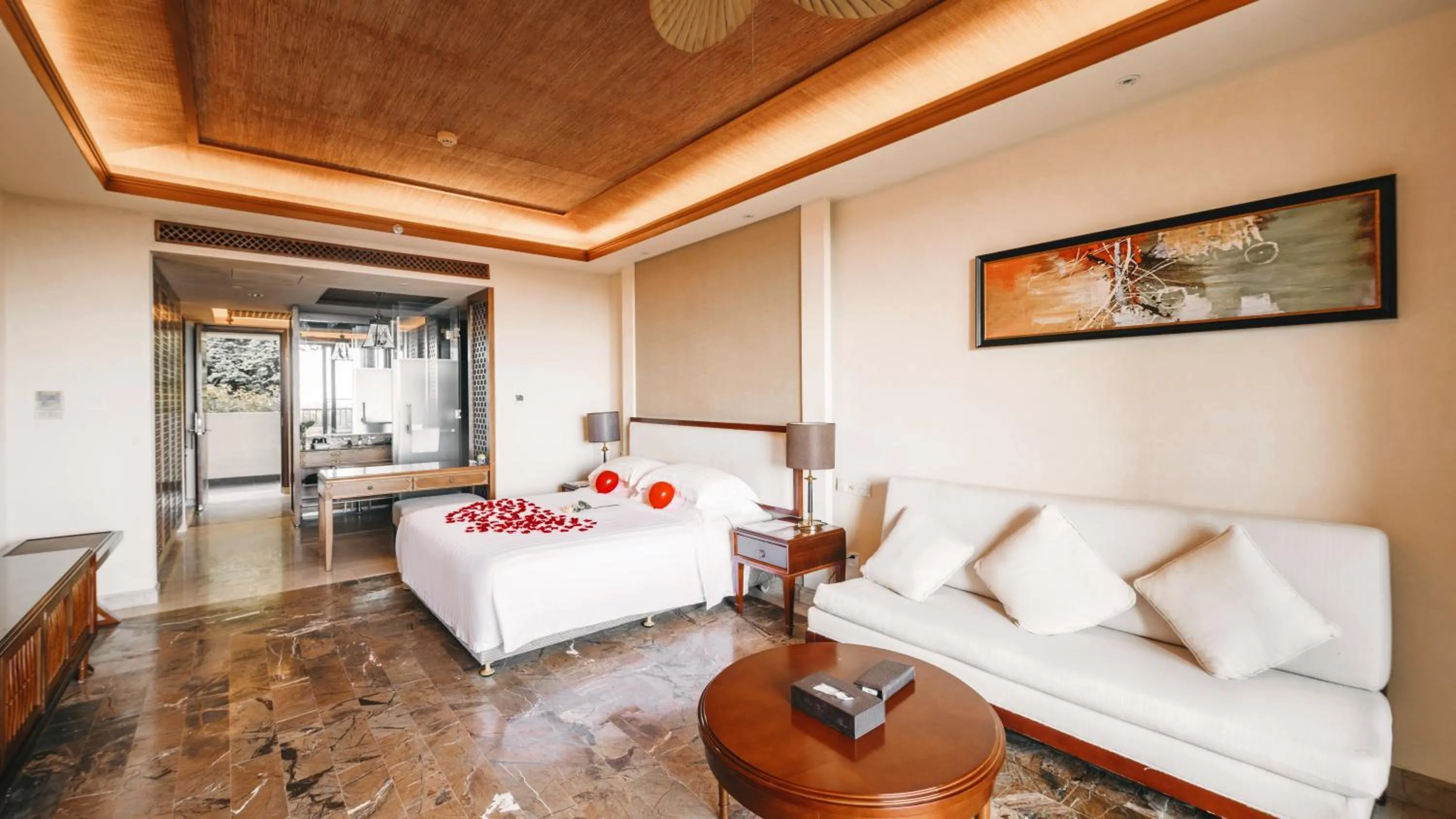 Bedroom, Bed in Stony Brook Villa Jianguo Resort Sanya