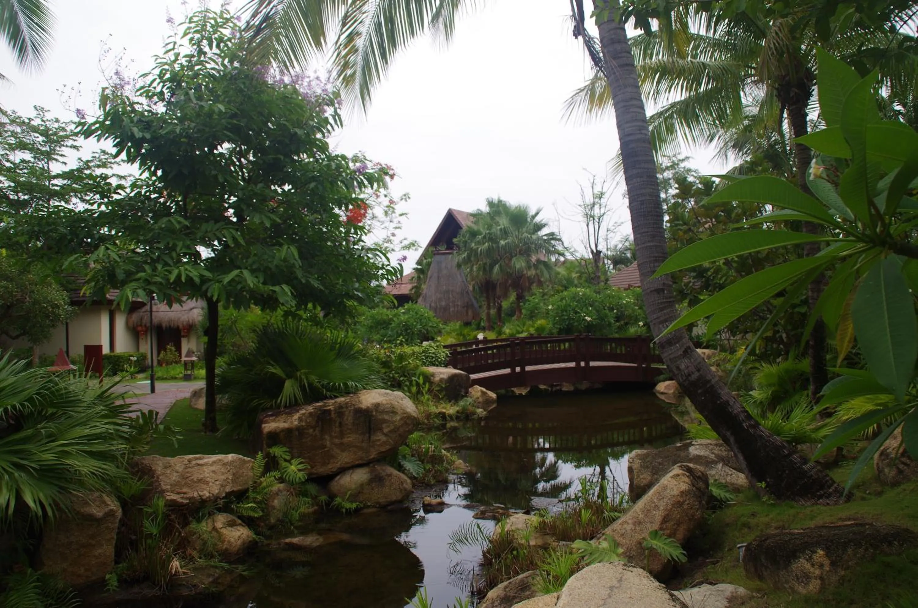 Garden in Stony Brook Villa Jianguo Resort Sanya