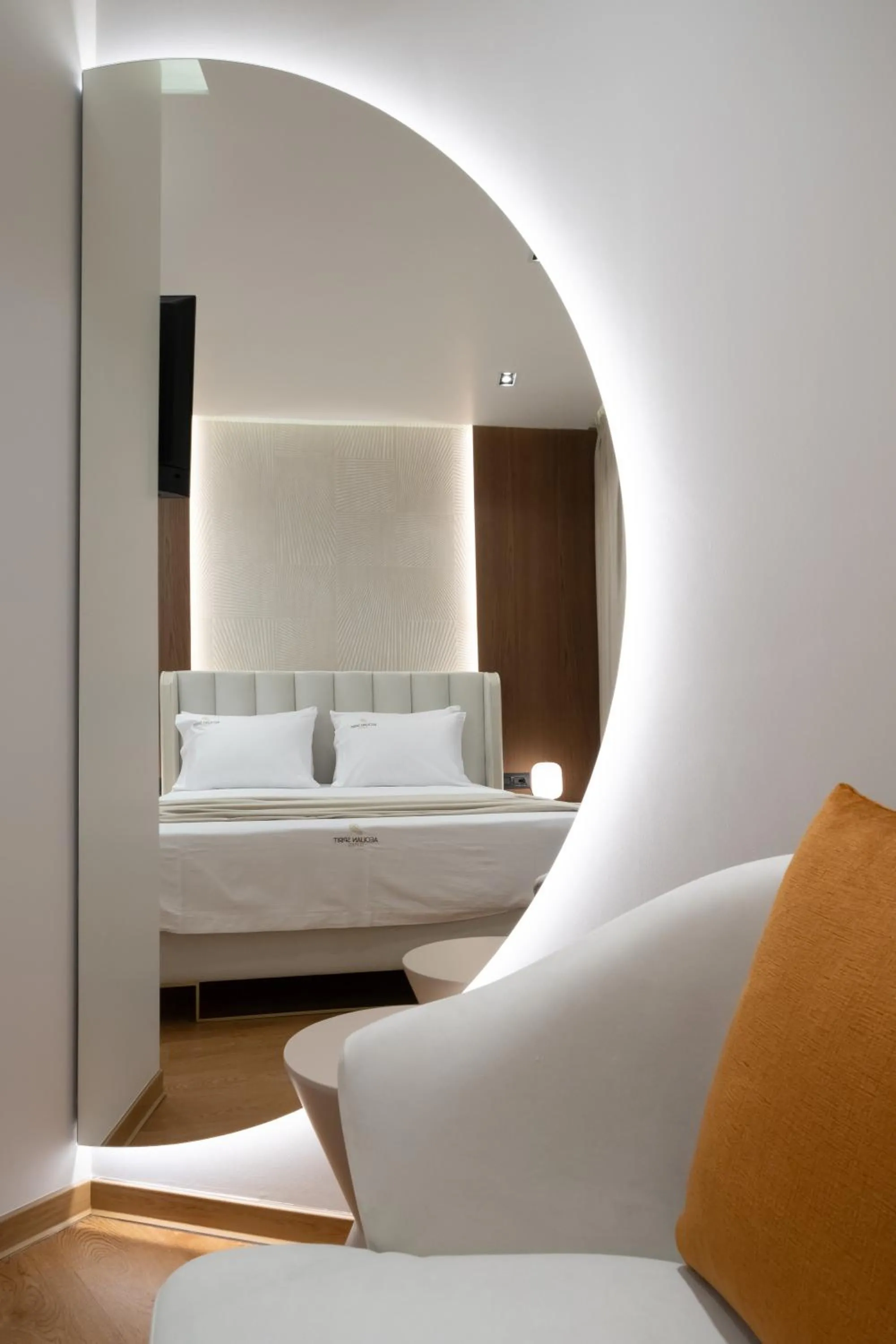 Bed in Aeolian Spirit Suites