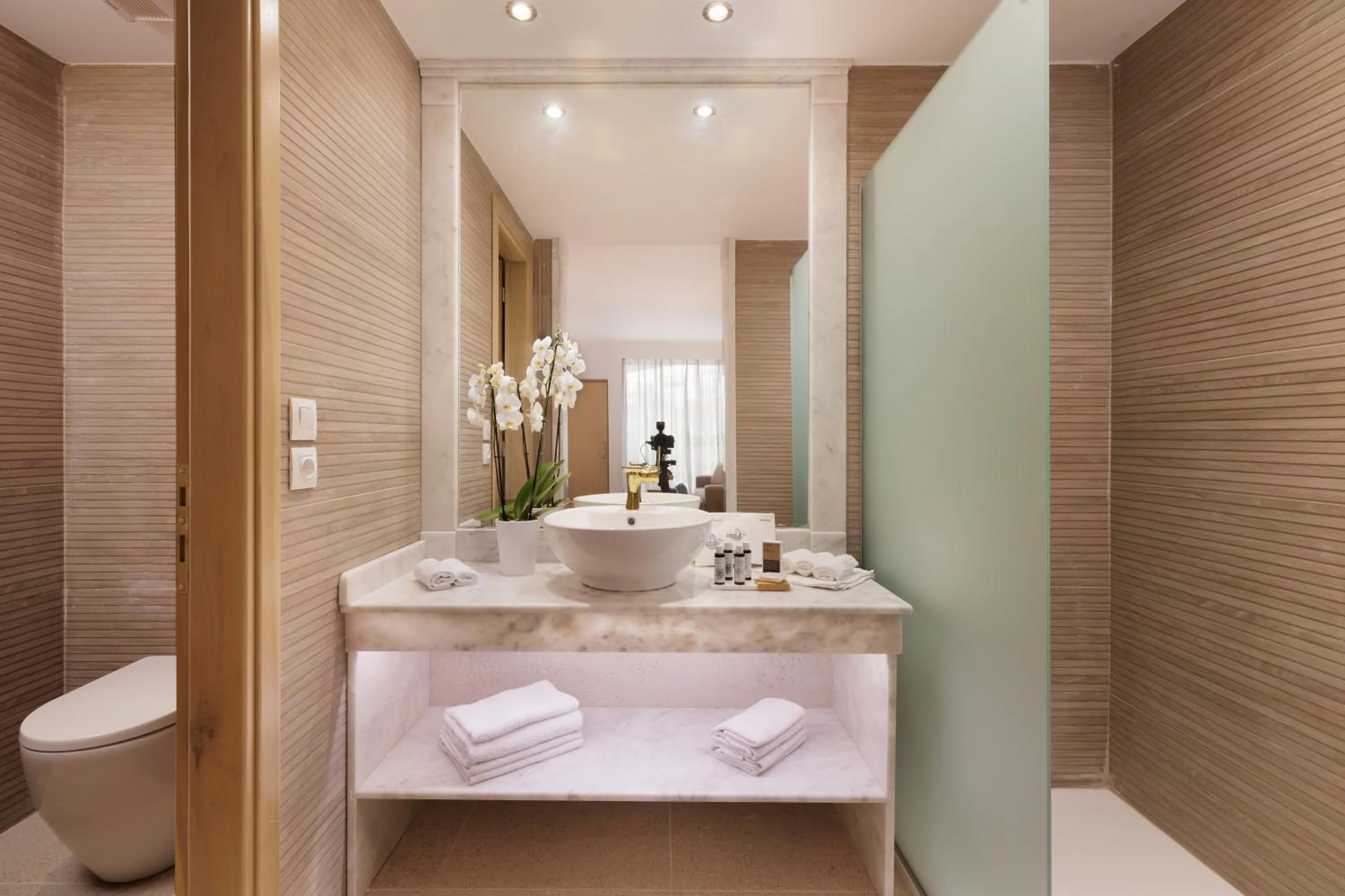 Bathroom in Mythos Panorama - Adults Only