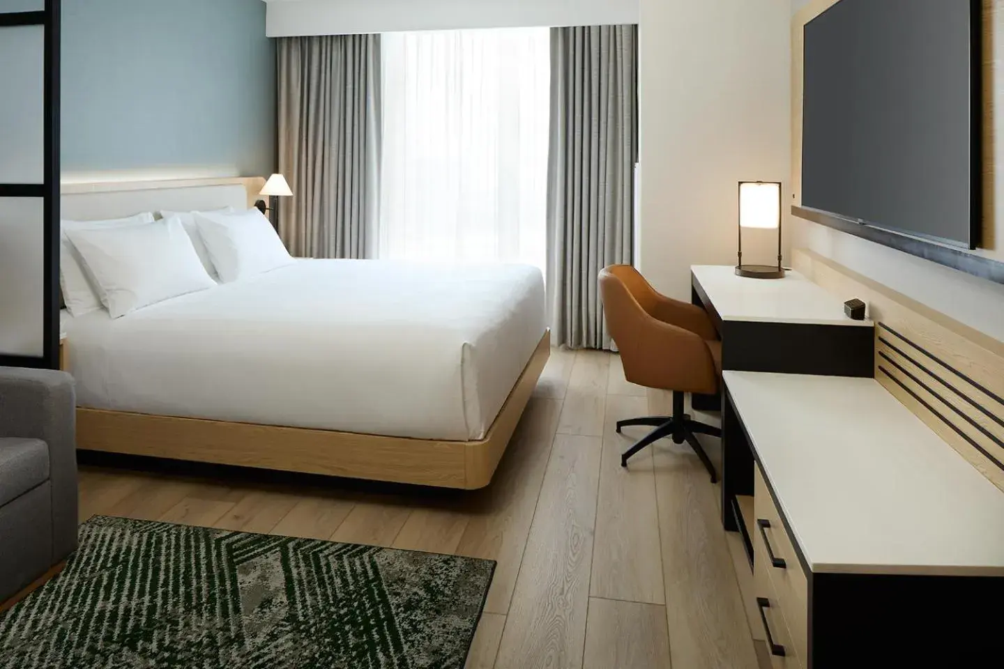 Bedroom, Bed in Hyatt Place Montreal Airport Bedroom, Bed in Hyatt Place Montreal Airport