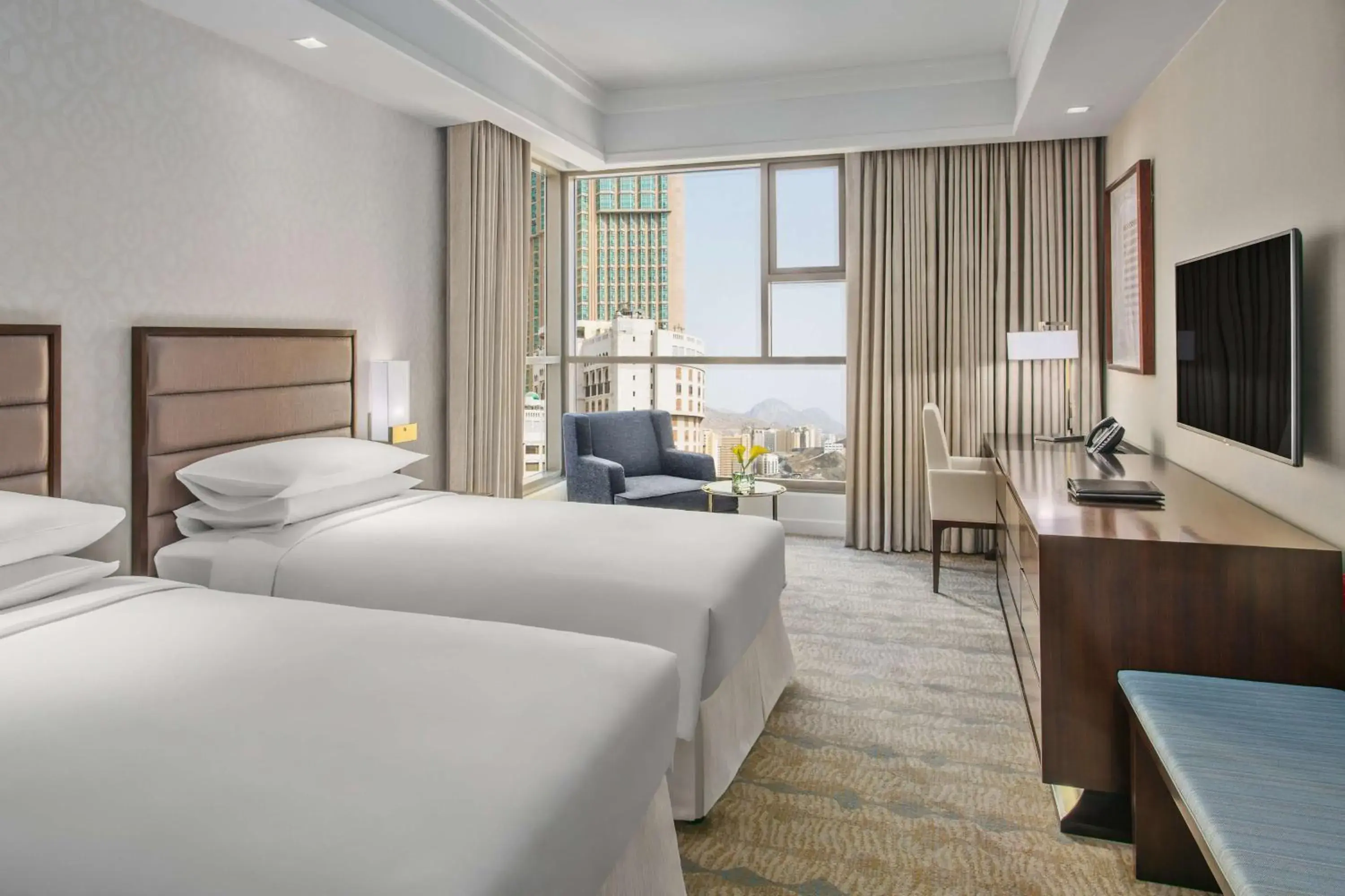 Photo of the whole room, Bed in Jabal Omar Hyatt Regency Makkah Photo of the whole room, Bed in Jabal Omar Hyatt Regency Makkah