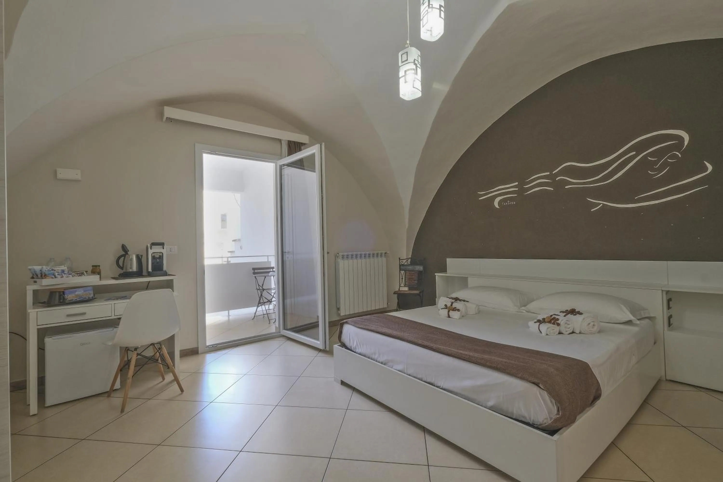 Balcony/Terrace, Bed in Le Suite del Dormiglione