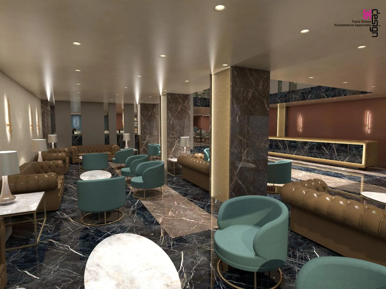 Lobby or reception in Great Athens Hotel