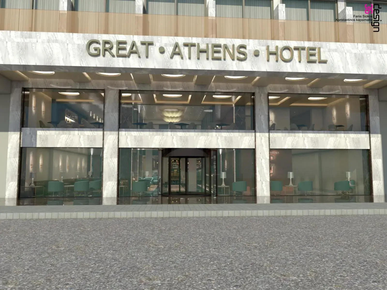 Facade/entrance in Great Athens Hotel Facade/entrance in Great Athens Hotel