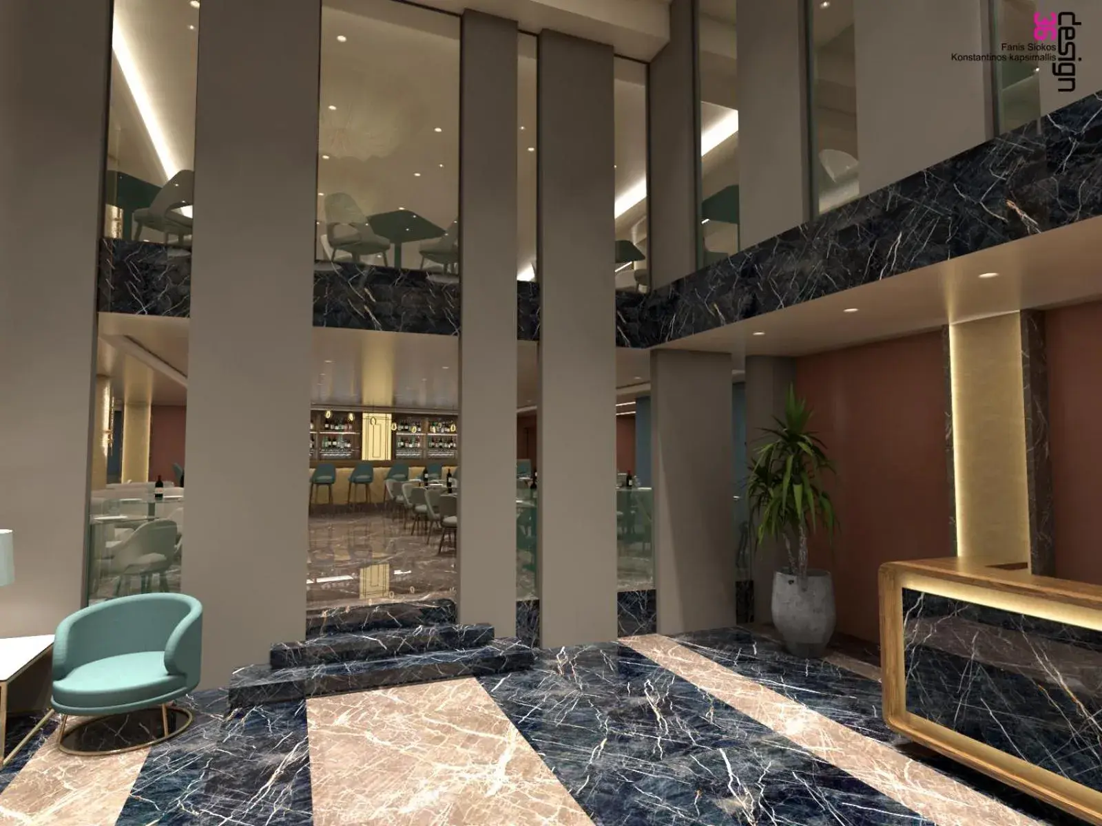 Lobby or reception in Great Athens Hotel Lobby or reception in Great Athens Hotel