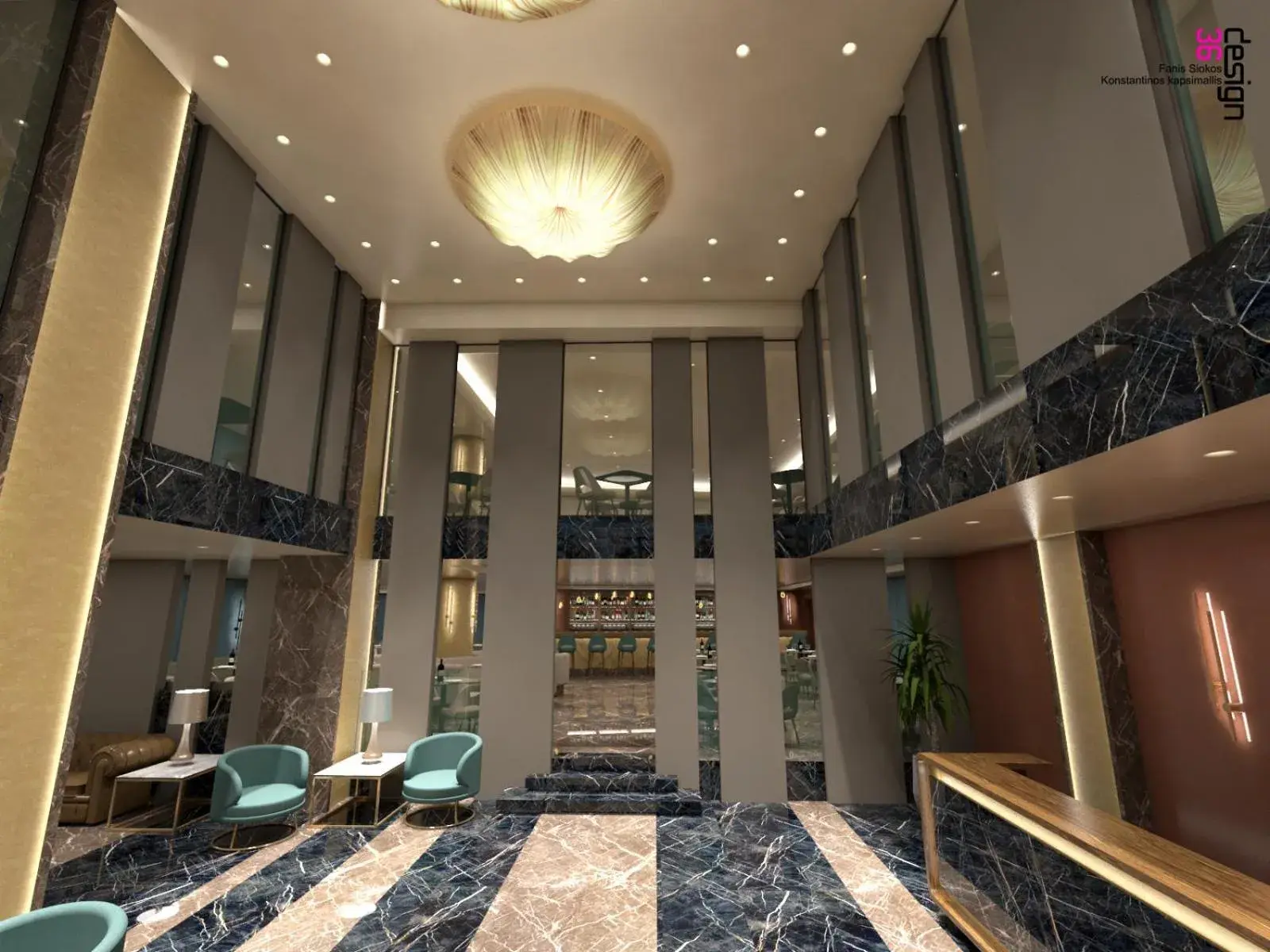 Lobby or reception in Great Athens Hotel Lobby or reception in Great Athens Hotel