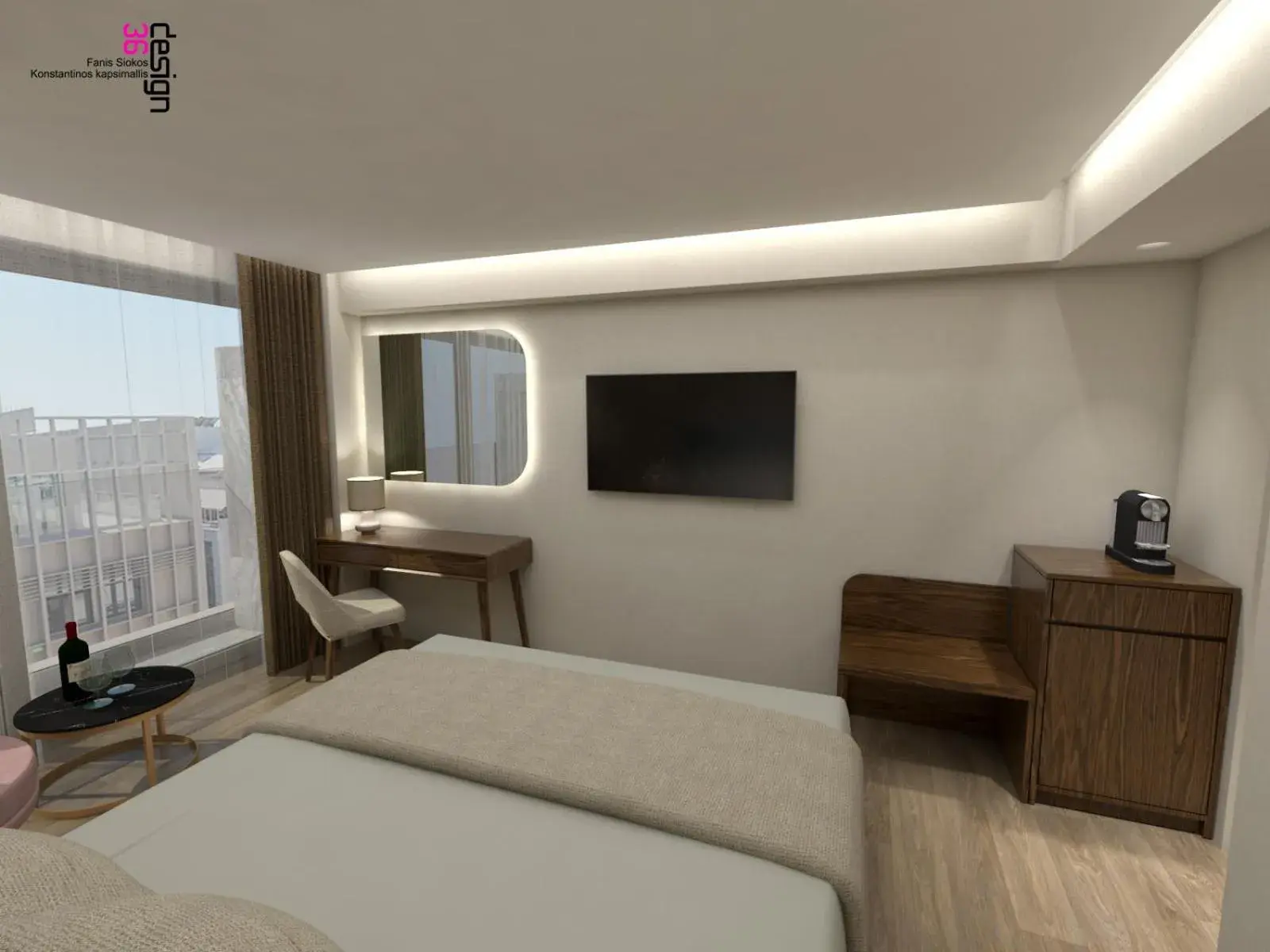 Bedroom, Bed in Great Athens Hotel Bedroom, Bed in Great Athens Hotel