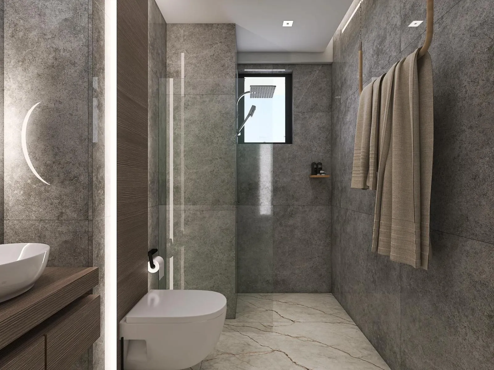 Bathroom in Captain Napoleon Paterakis CNP Luxurious Suites