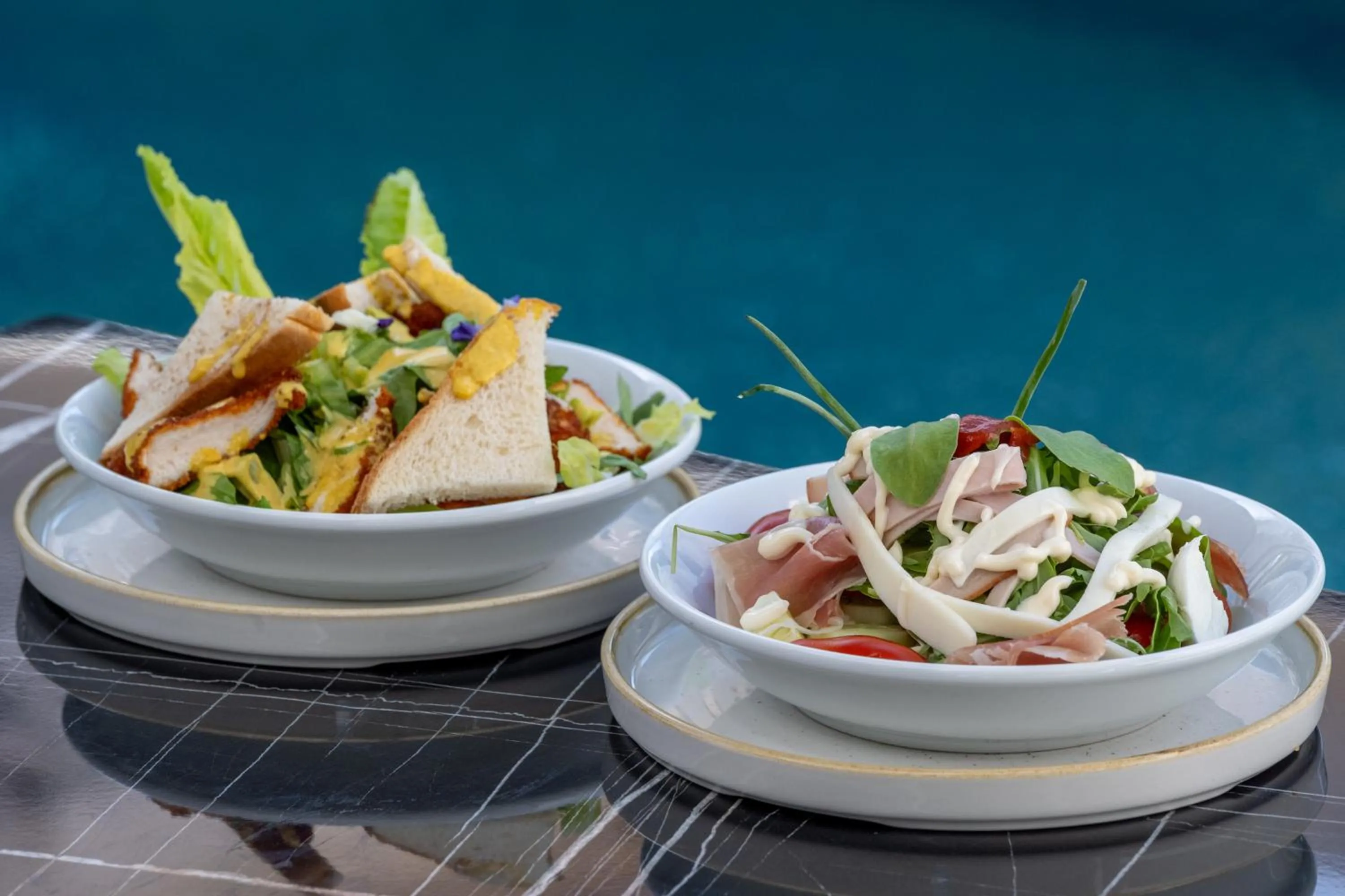 Food close-up in Captain Napoleon Paterakis CNP Luxurious Suites