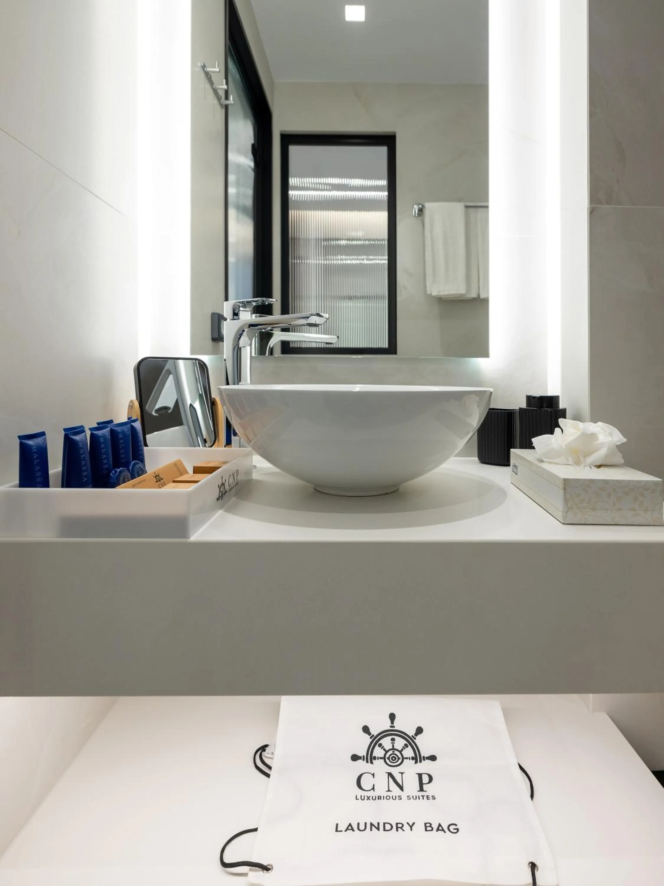 Bathroom in Captain Napoleon Paterakis CNP Luxurious Suites