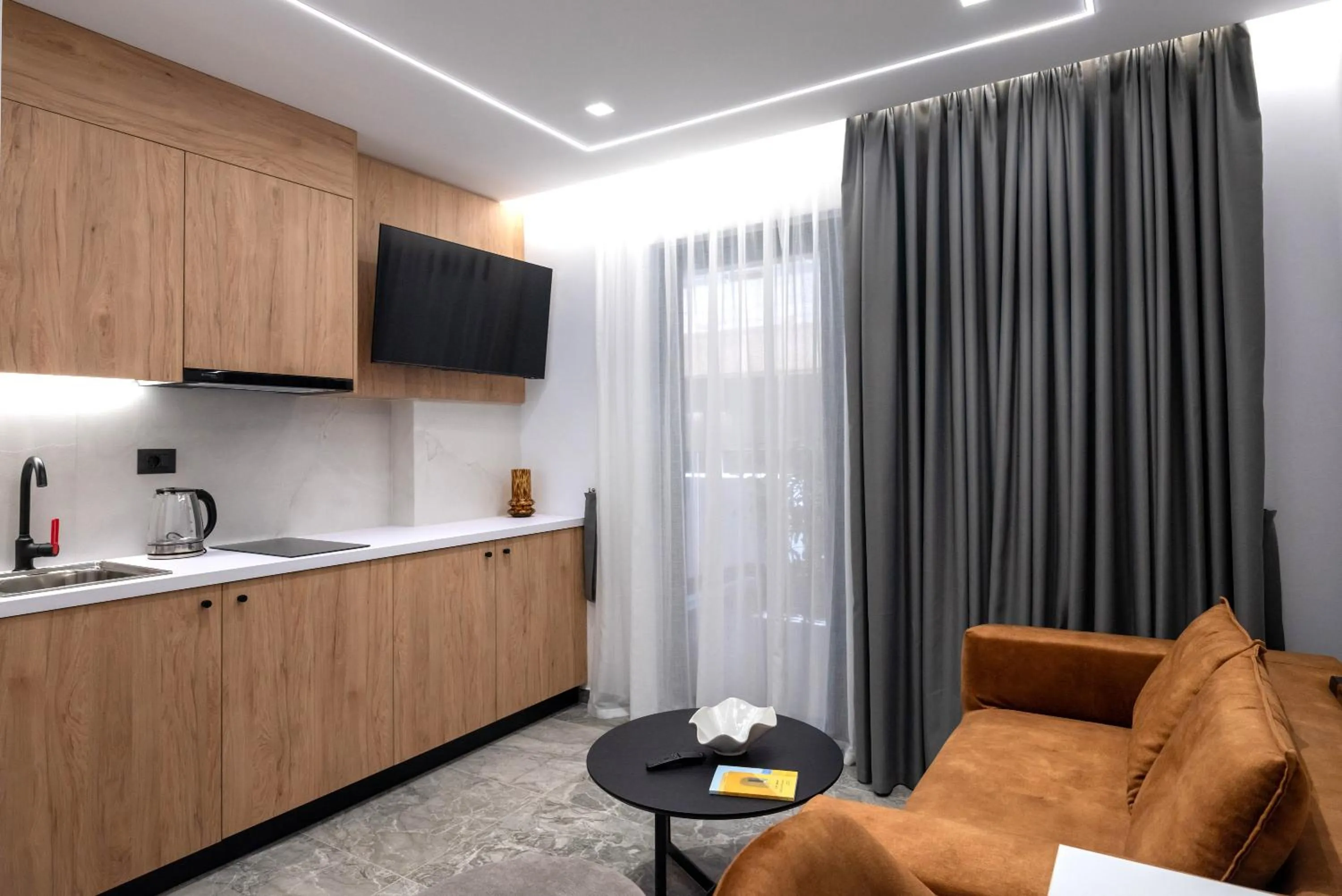 Living room in Captain Napoleon Paterakis CNP Luxurious Suites