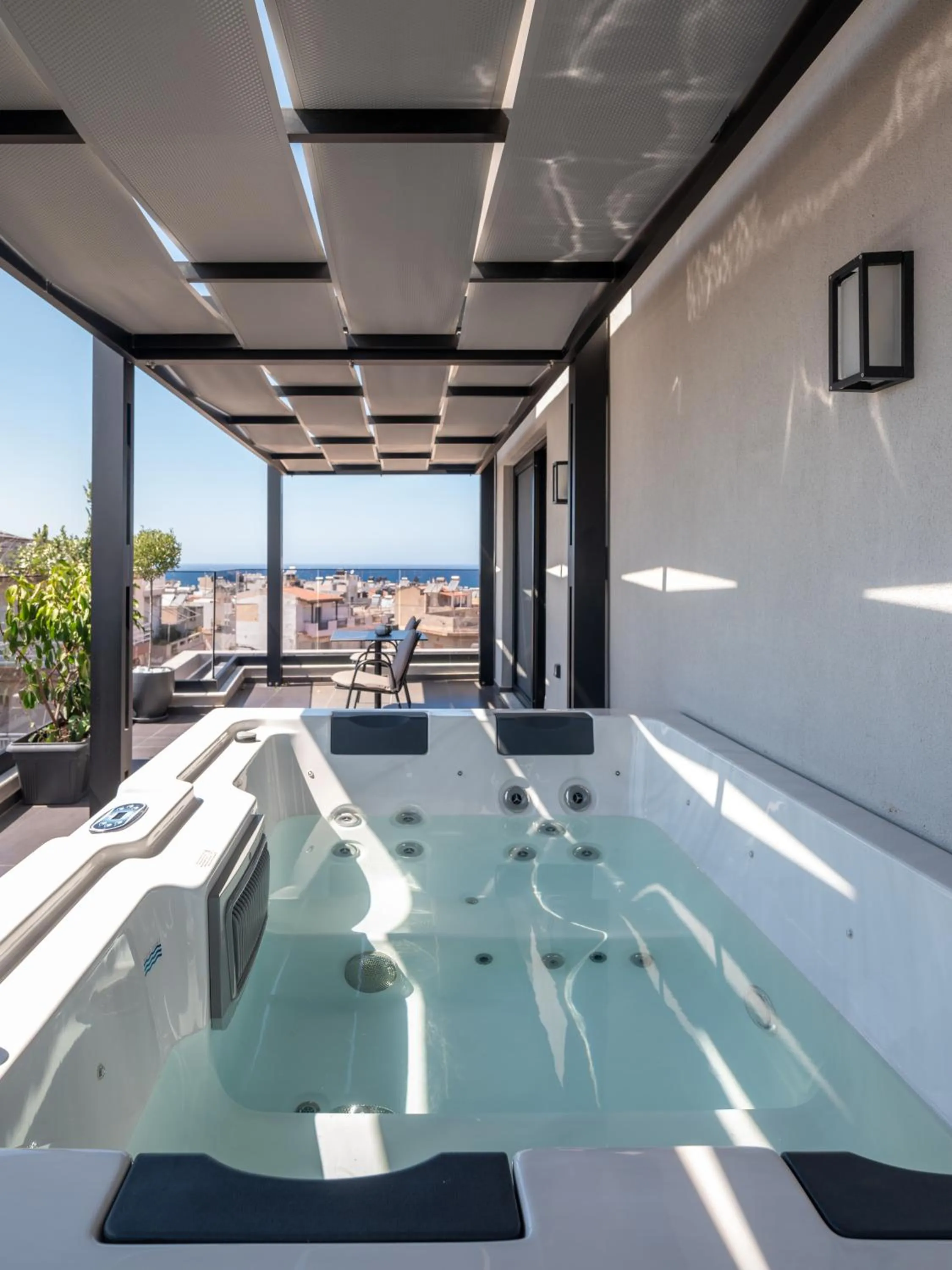 Hot Tub in Captain Napoleon Paterakis CNP Luxurious Suites