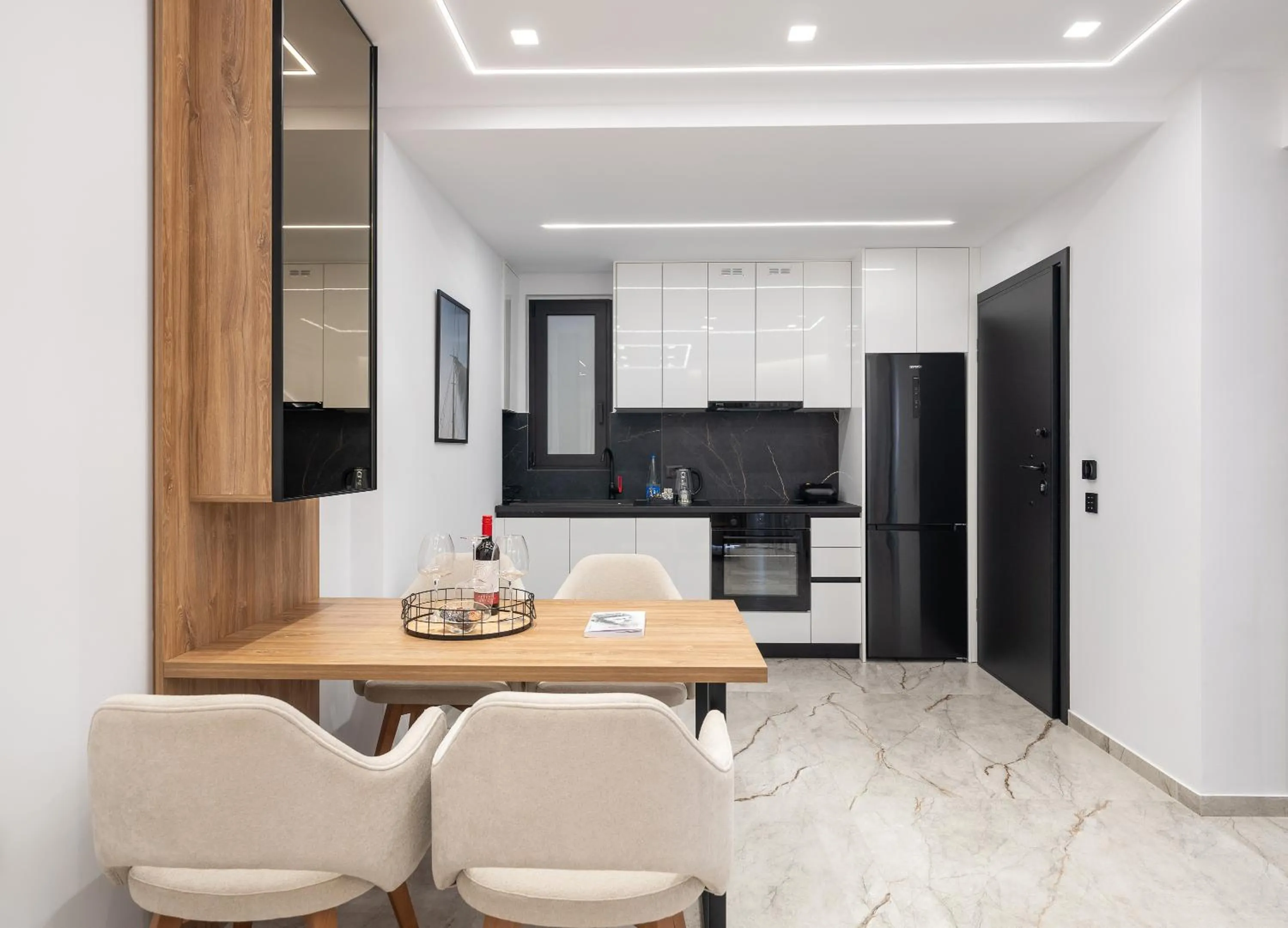 Seating area in Captain Napoleon Paterakis CNP Luxurious Suites