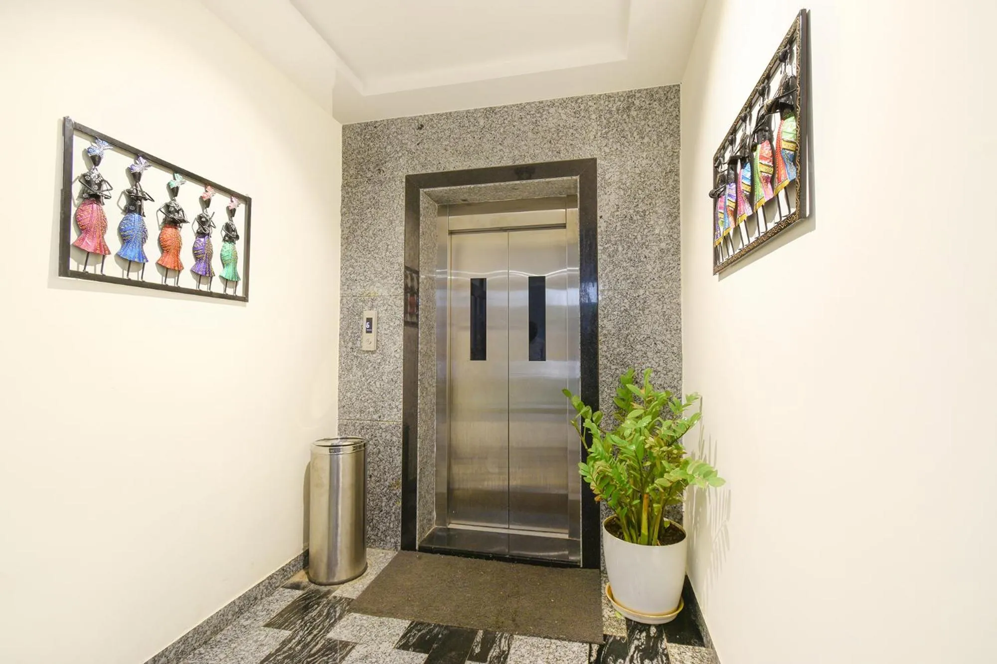 elevator in FabHotel Prime Cozy - Nr Yashoda Hospital, Hitech City