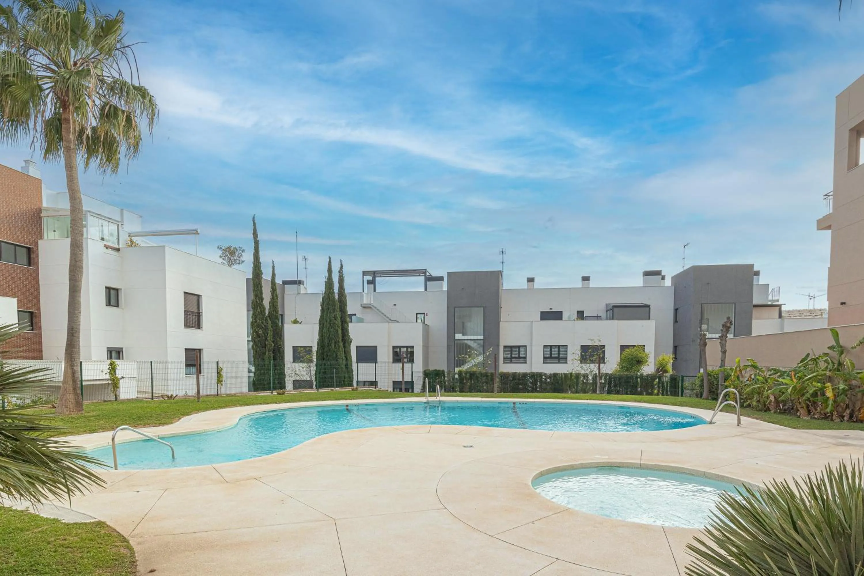Swimming pool in Luxury Cala Blanca Walking To Beach - Happy Rentals