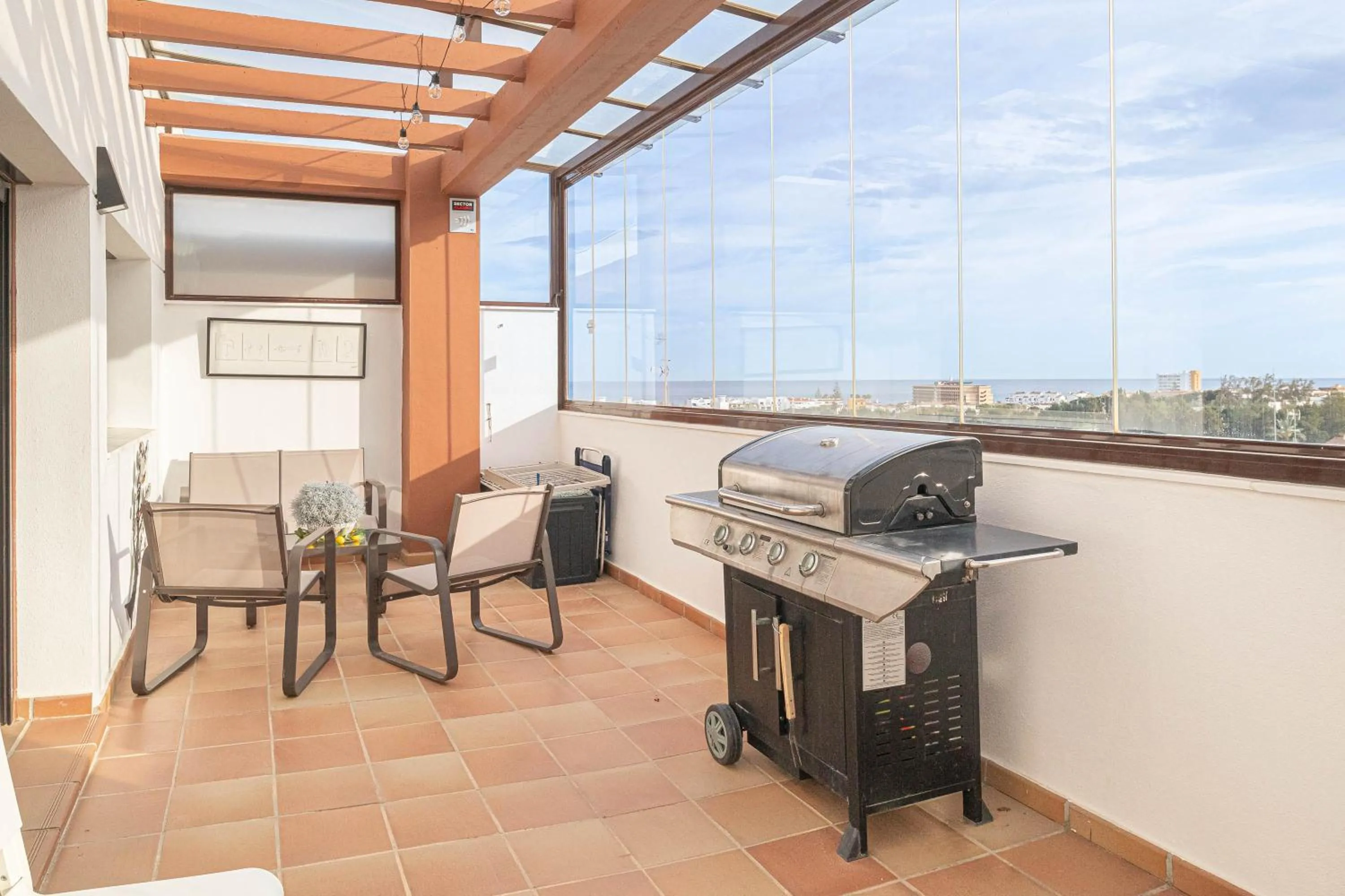 BBQ facilities in Luxury Cala Blanca Walking To Beach - Happy Rentals