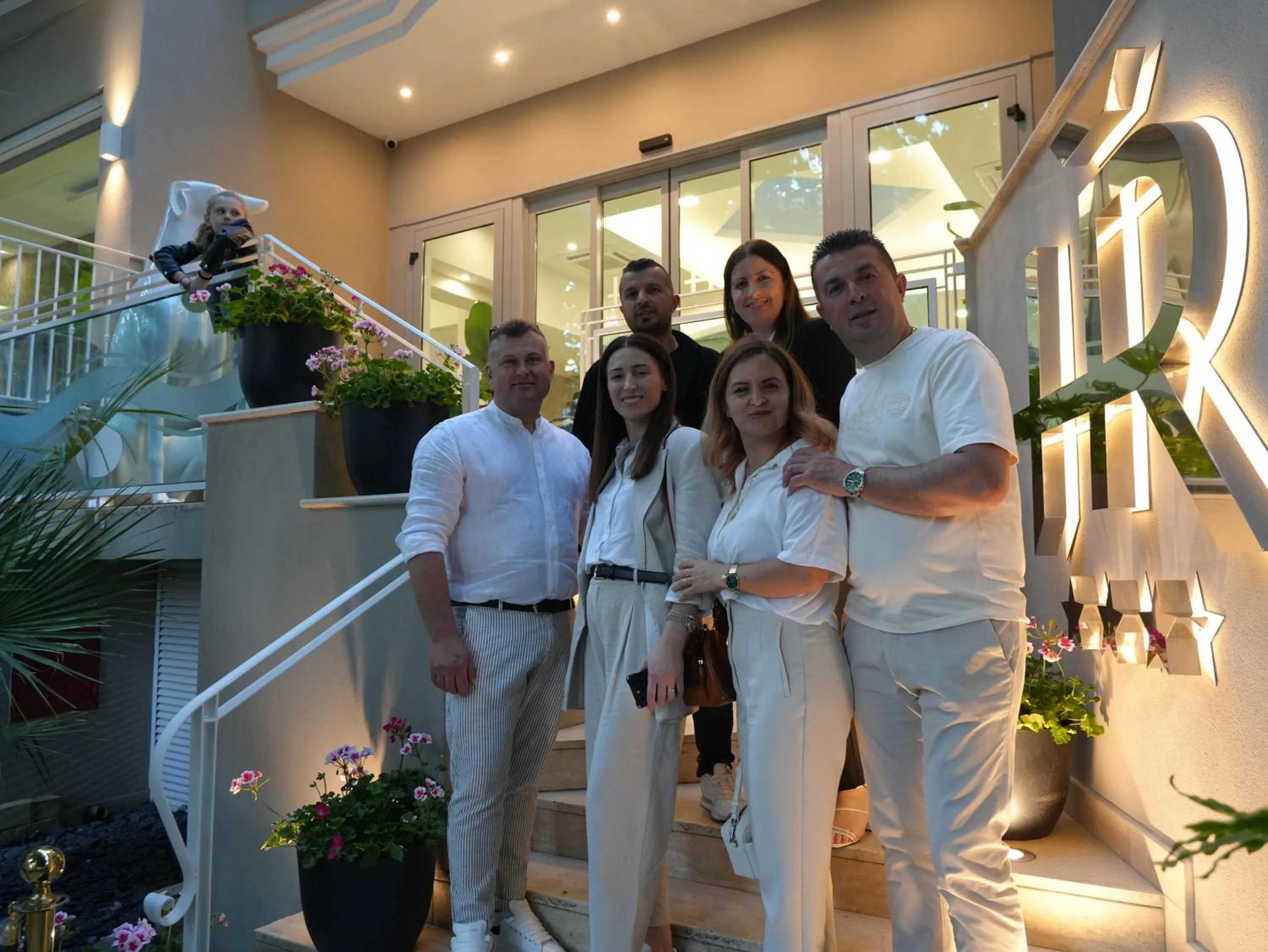 group of guests in Hotel Regal