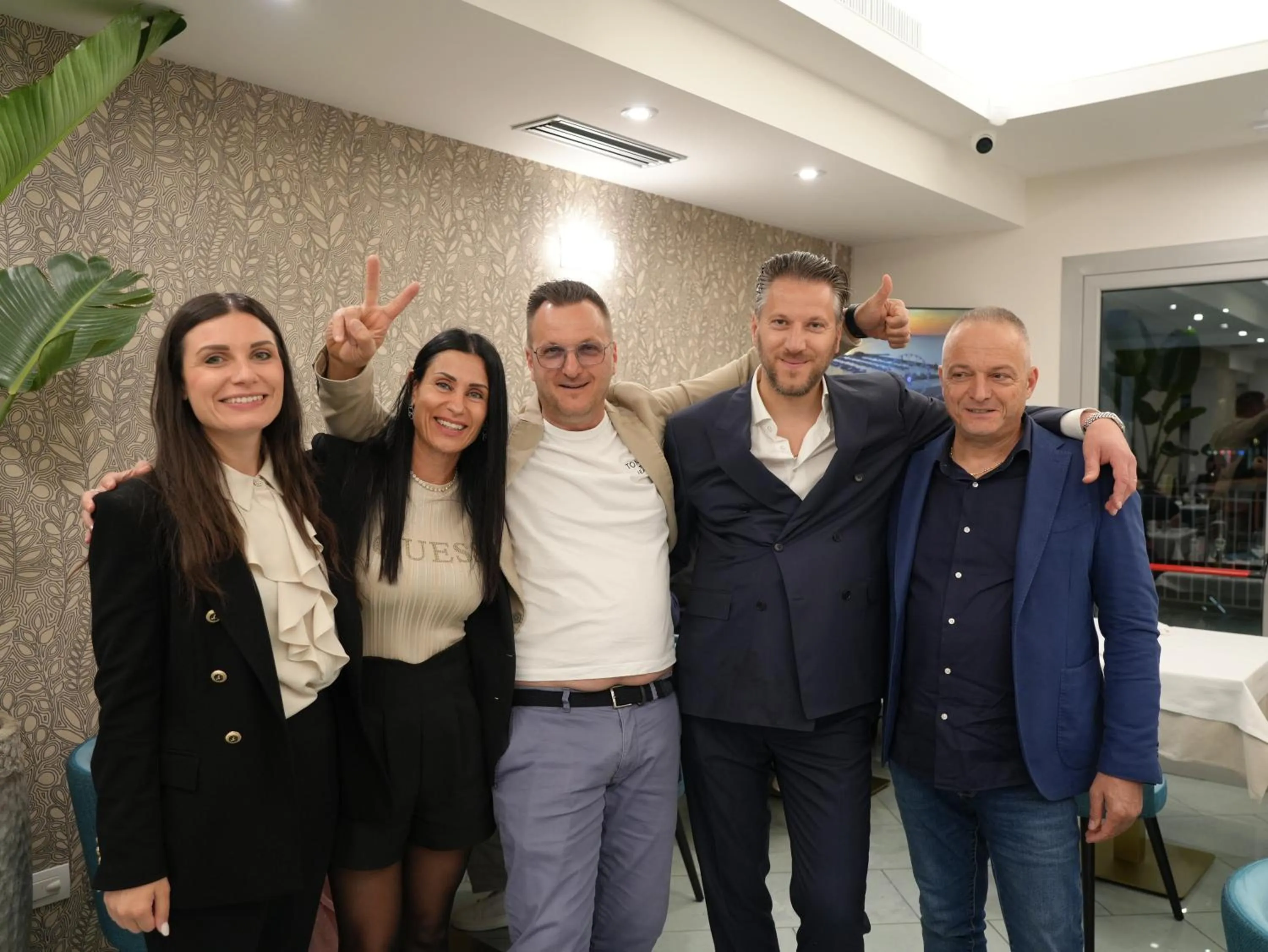 group of guests in Hotel Regal