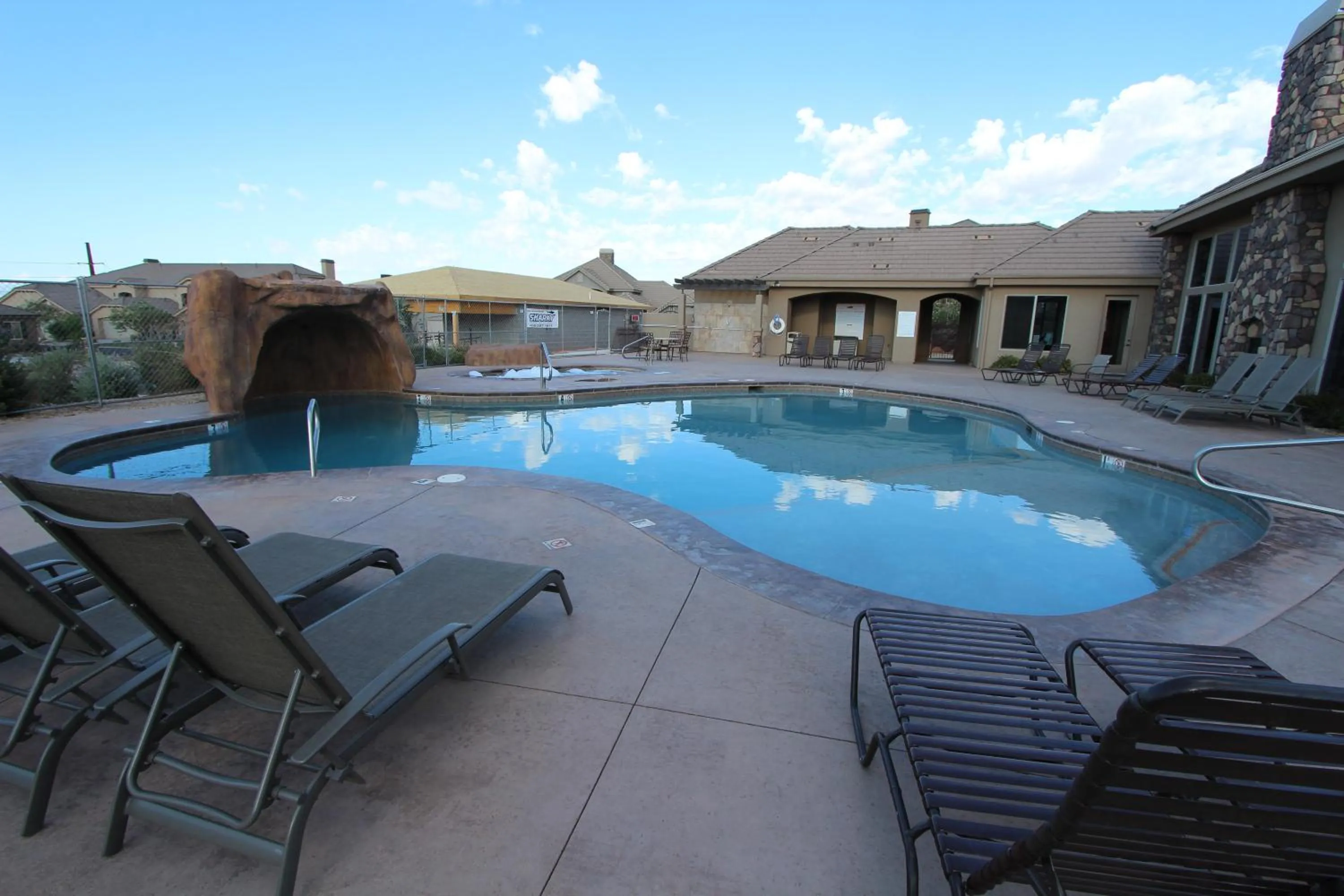 Patio in Canyon Villas at Coral Ridge