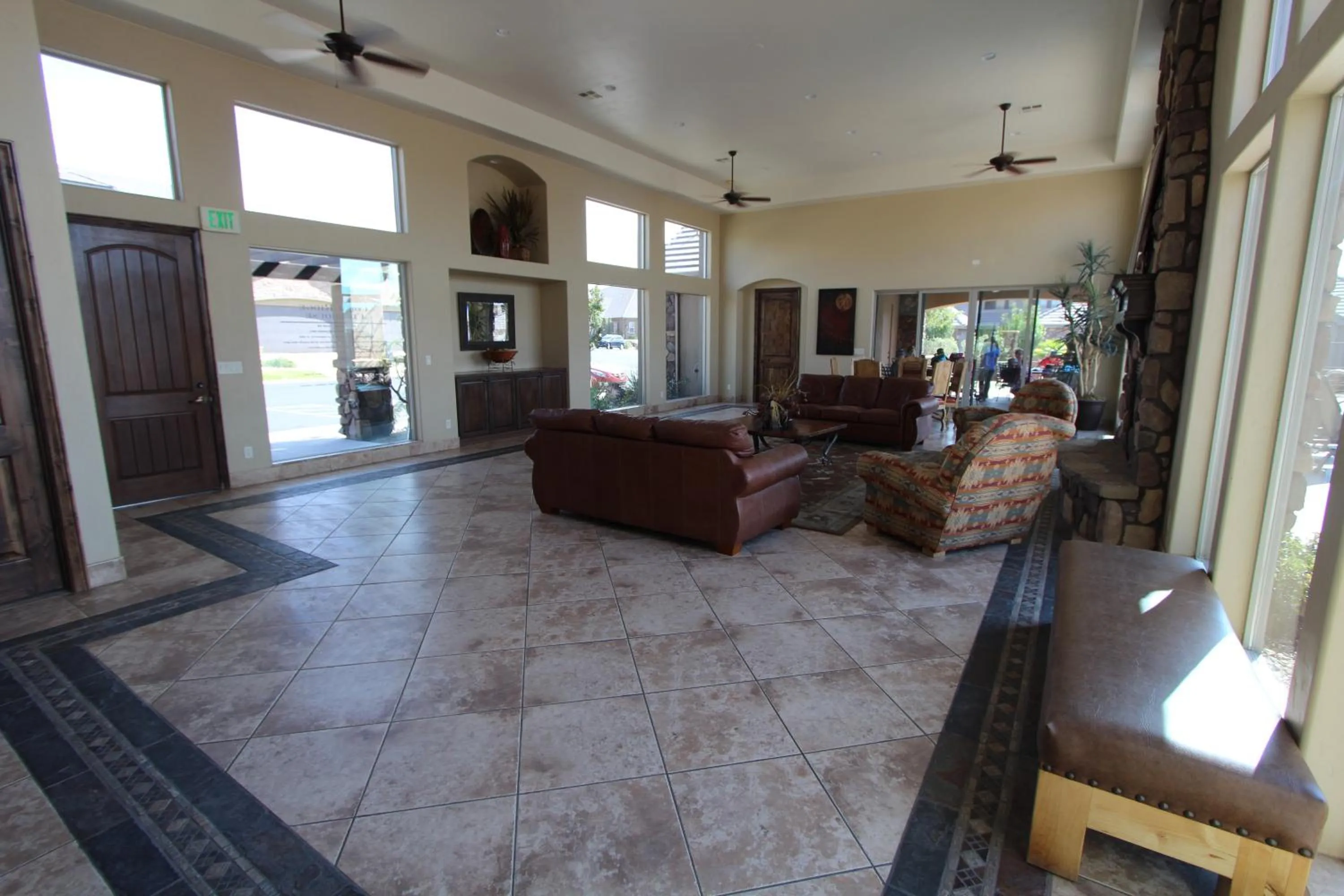 Communal lounge/ TV room in Canyon Villas at Coral Ridge