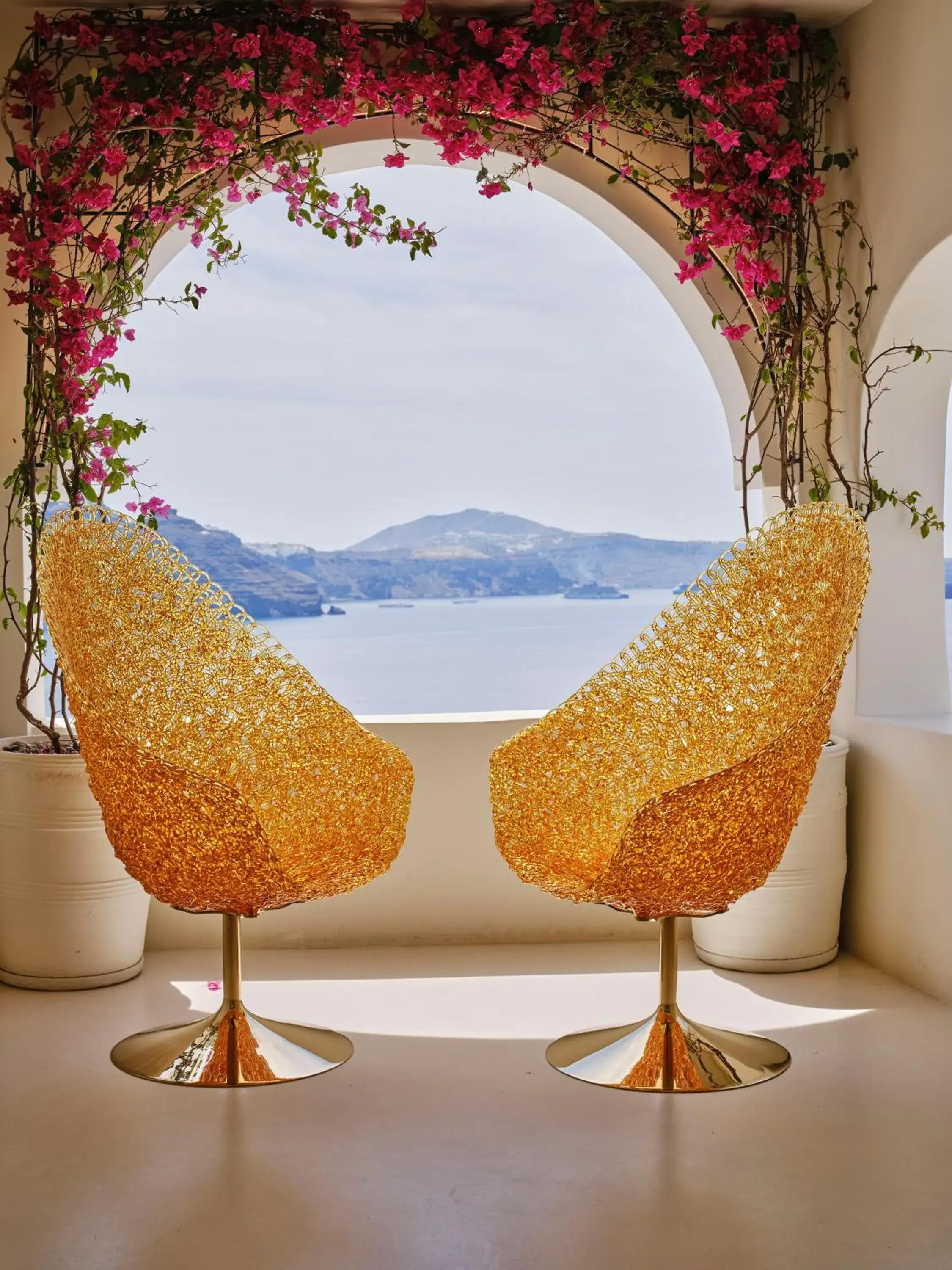 Lobby or reception in Andronis Luxury Suites Lobby or reception in Andronis Luxury Suites