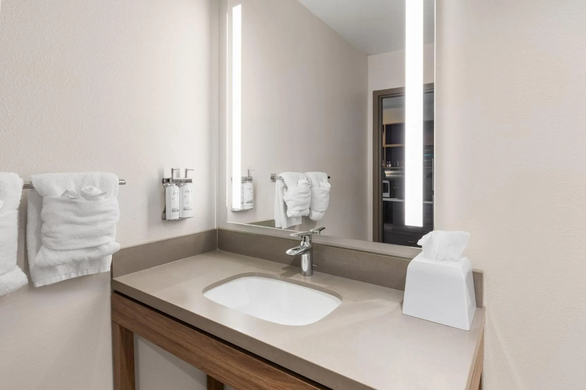 Bathroom in Candlewood Suites Huntsville - Research Park by IHG