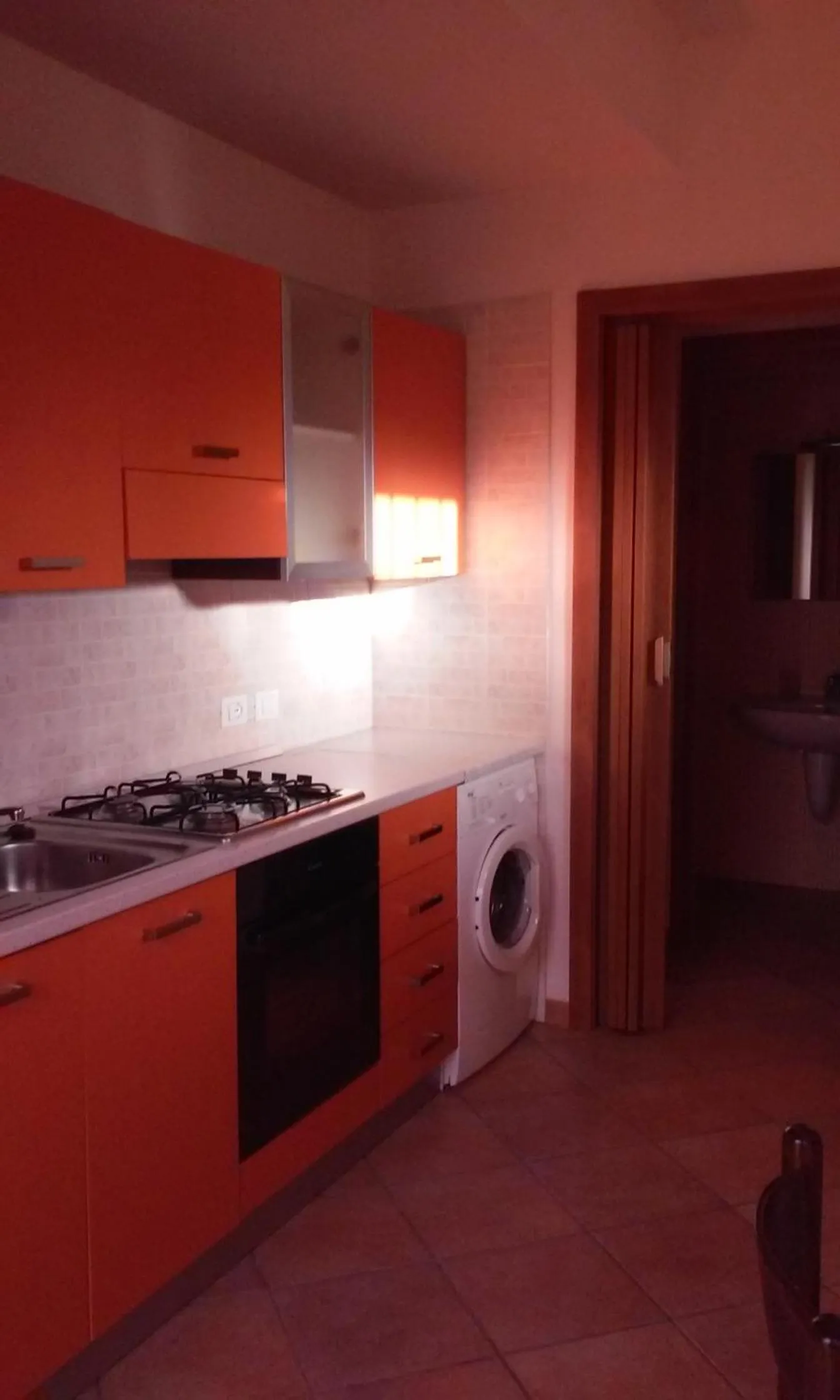 Kitchen or kitchenette in Stella di Mare Appartamenti