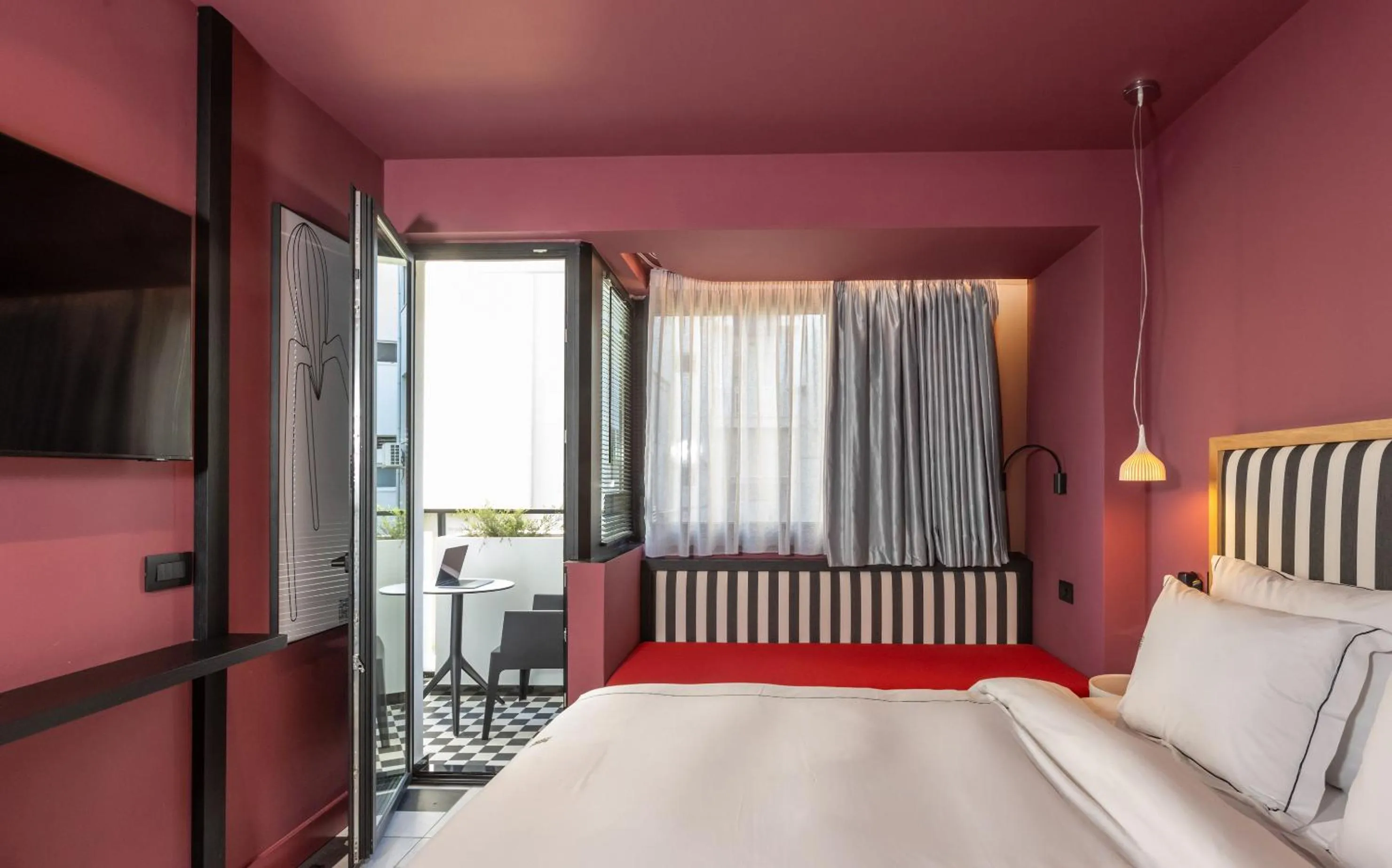 Bed in The Pal Living in a Concept