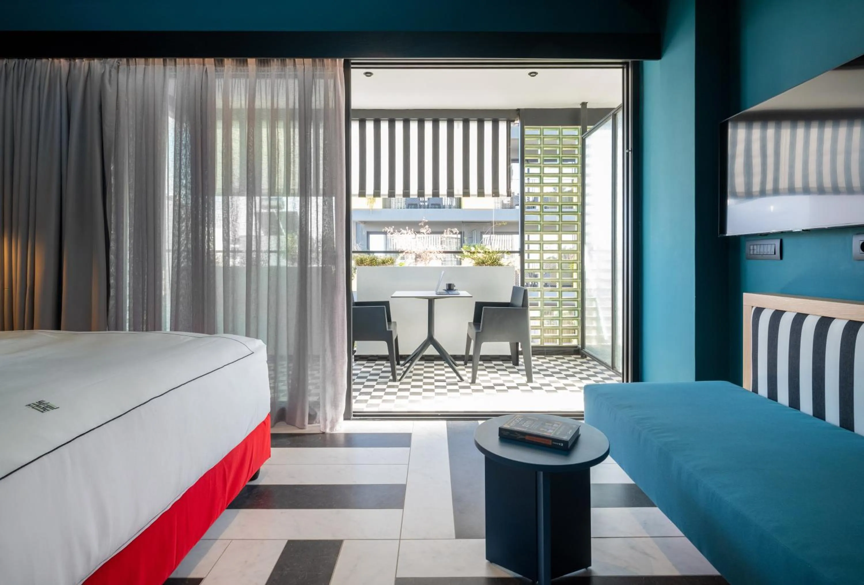 Balcony/Terrace, Bed in The Pal Living in a Concept