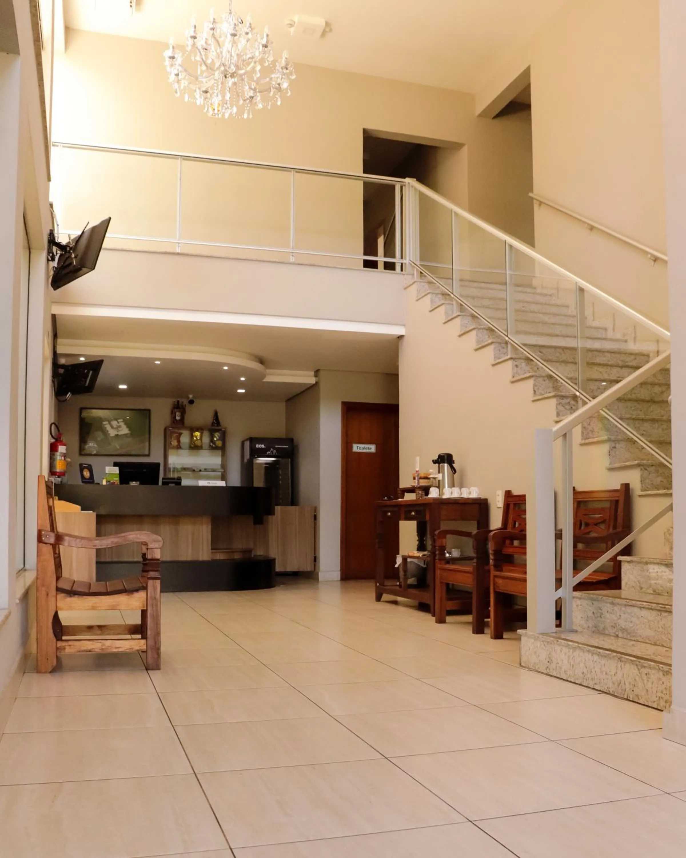 Lobby or reception in Hotel Caminhos da Serra