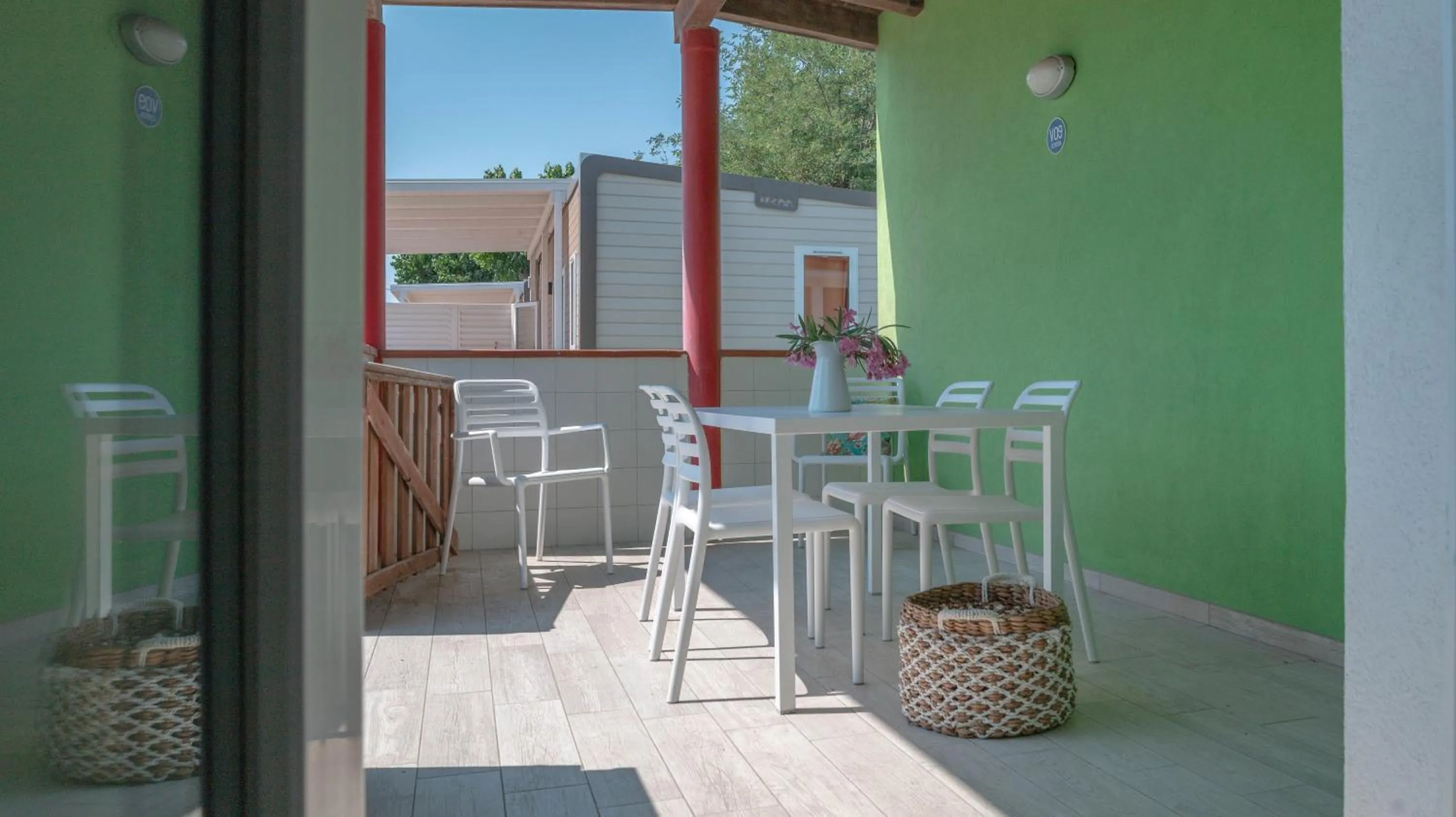 Balcony/Terrace in Camping Grande Italia