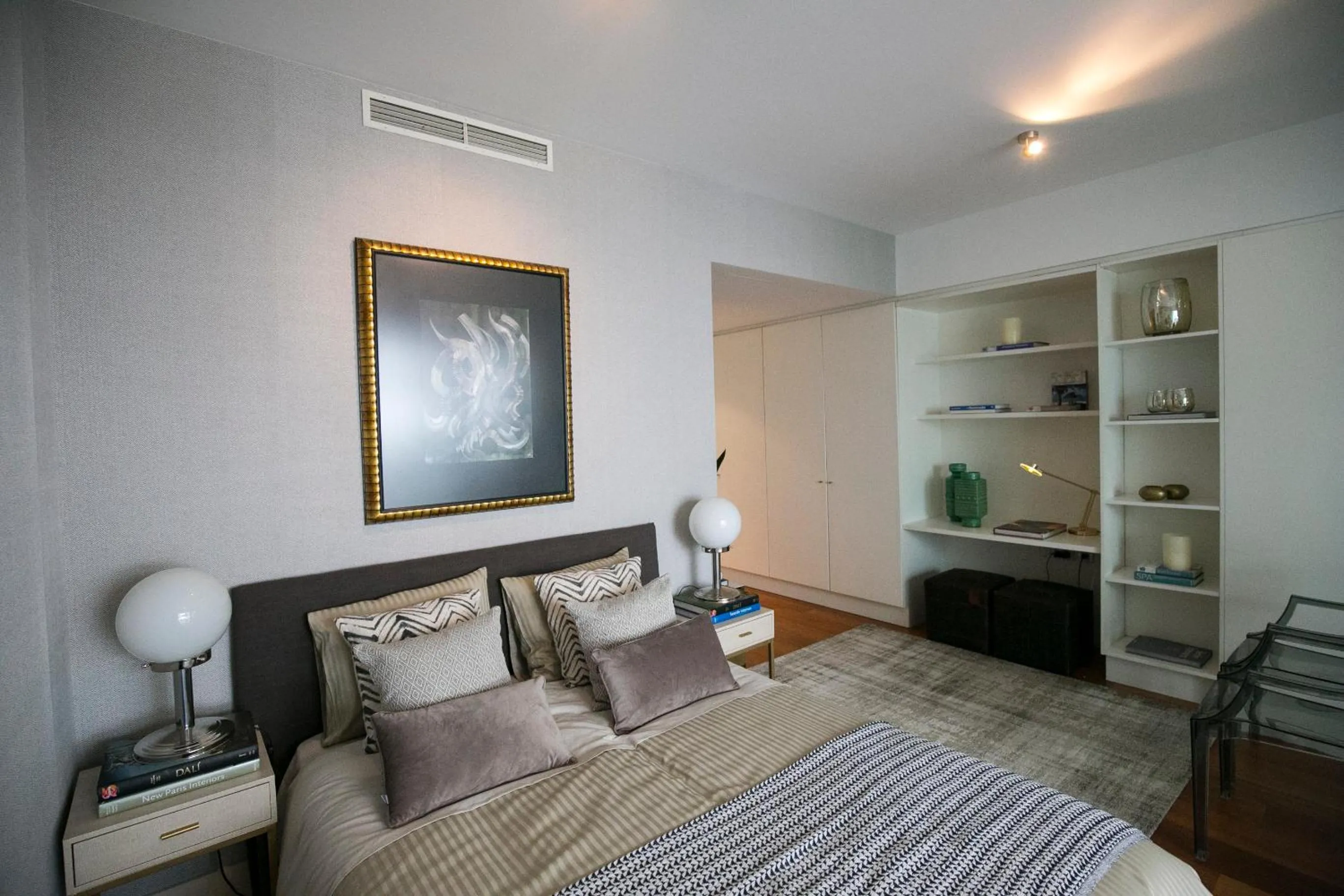 Seating area, Bed in Lisbon Downtown Apartment Free Parking