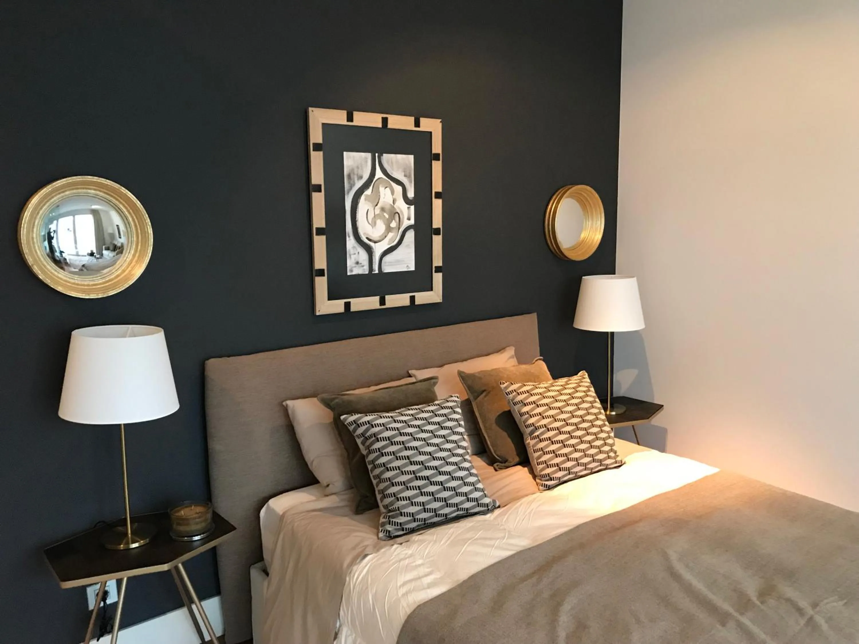 Bedroom, Bed in Lisbon Downtown Apartment Free Parking