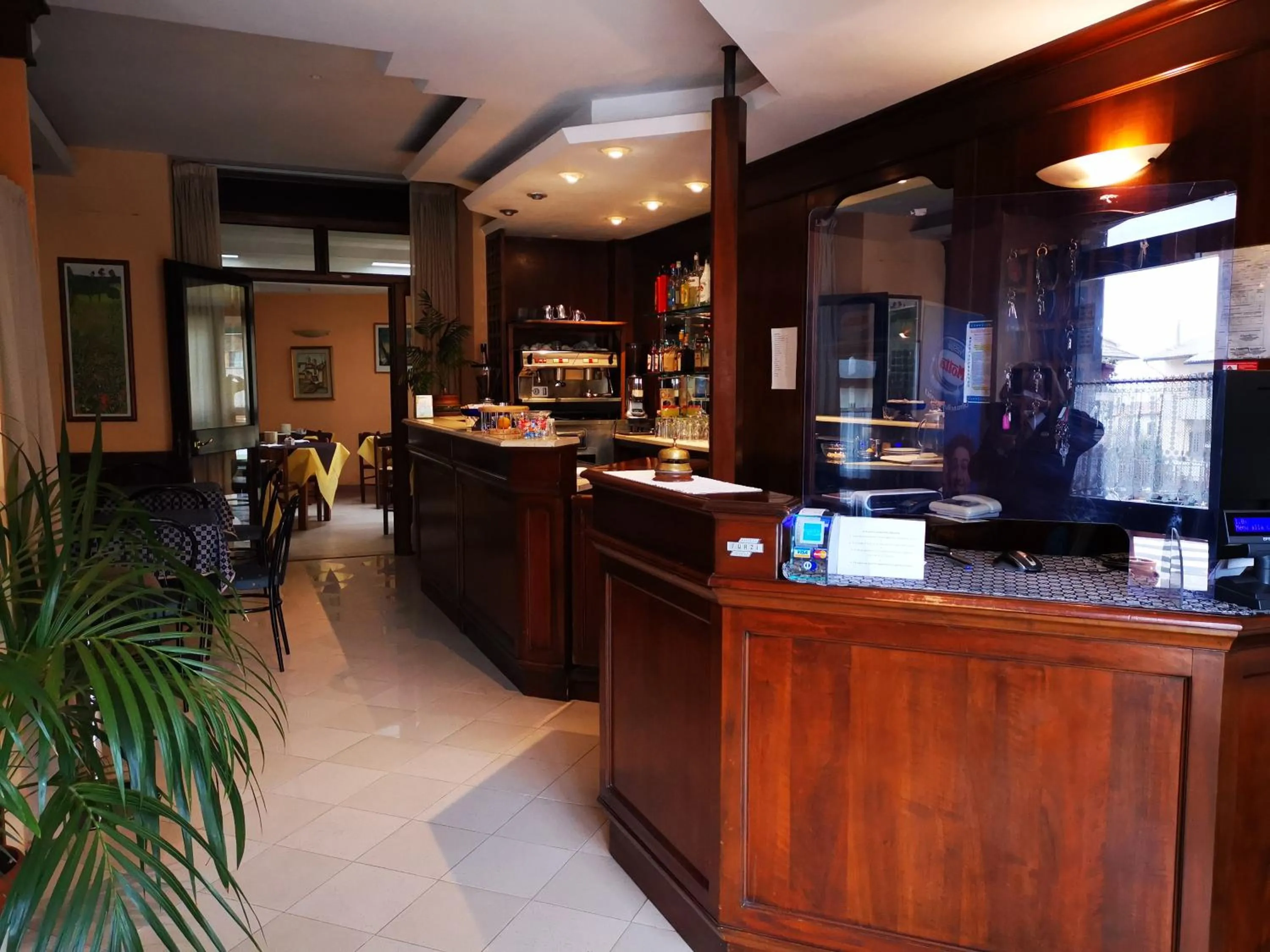 Lobby or reception in Osteria dei Locandieri