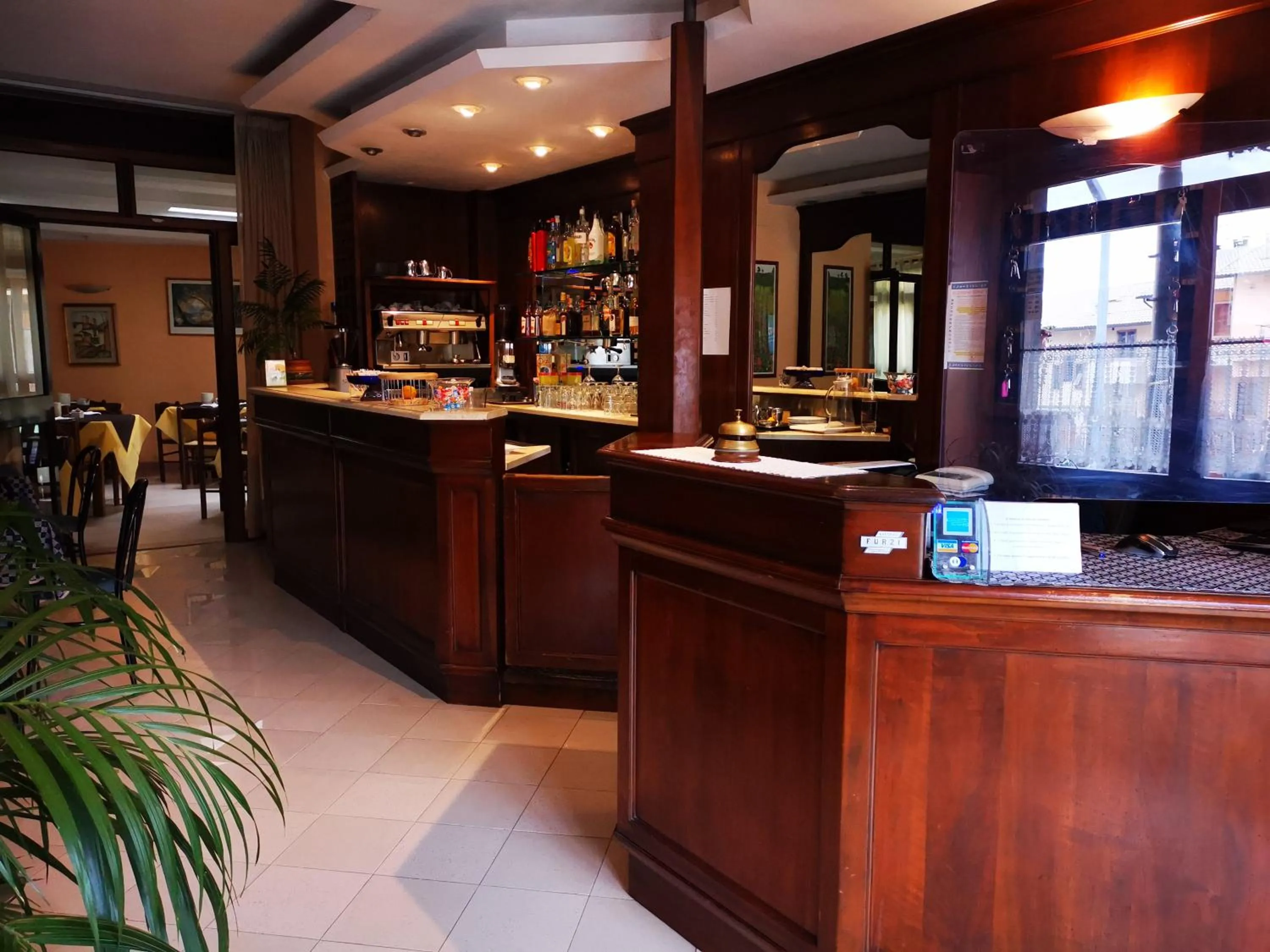 Lobby or reception in Osteria dei Locandieri