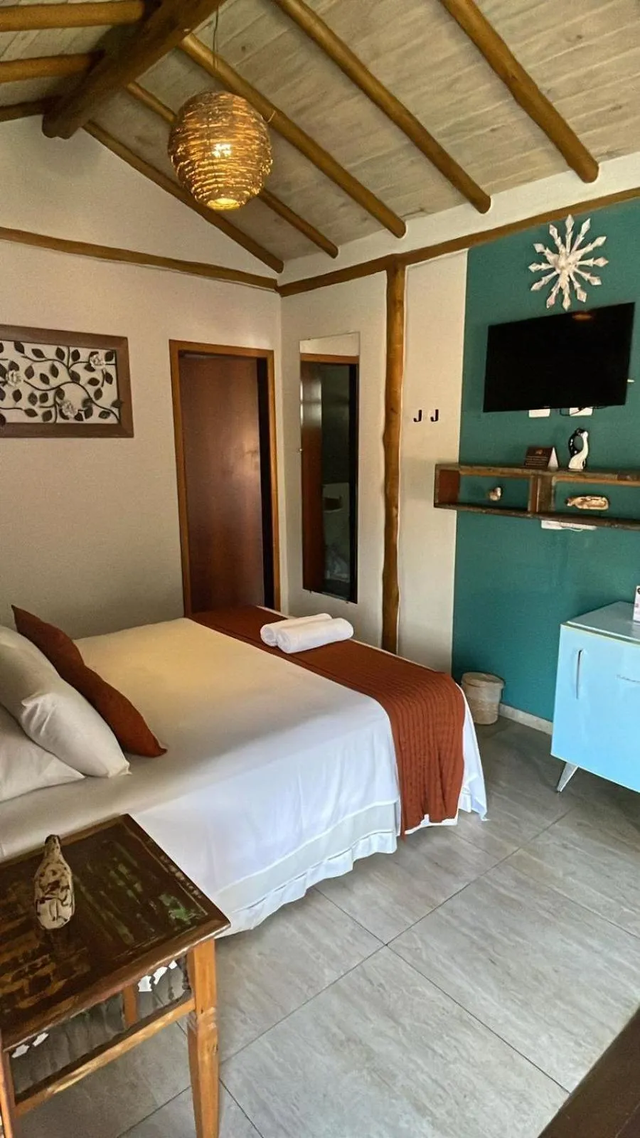 Bed in Pousada de Charme Emirados