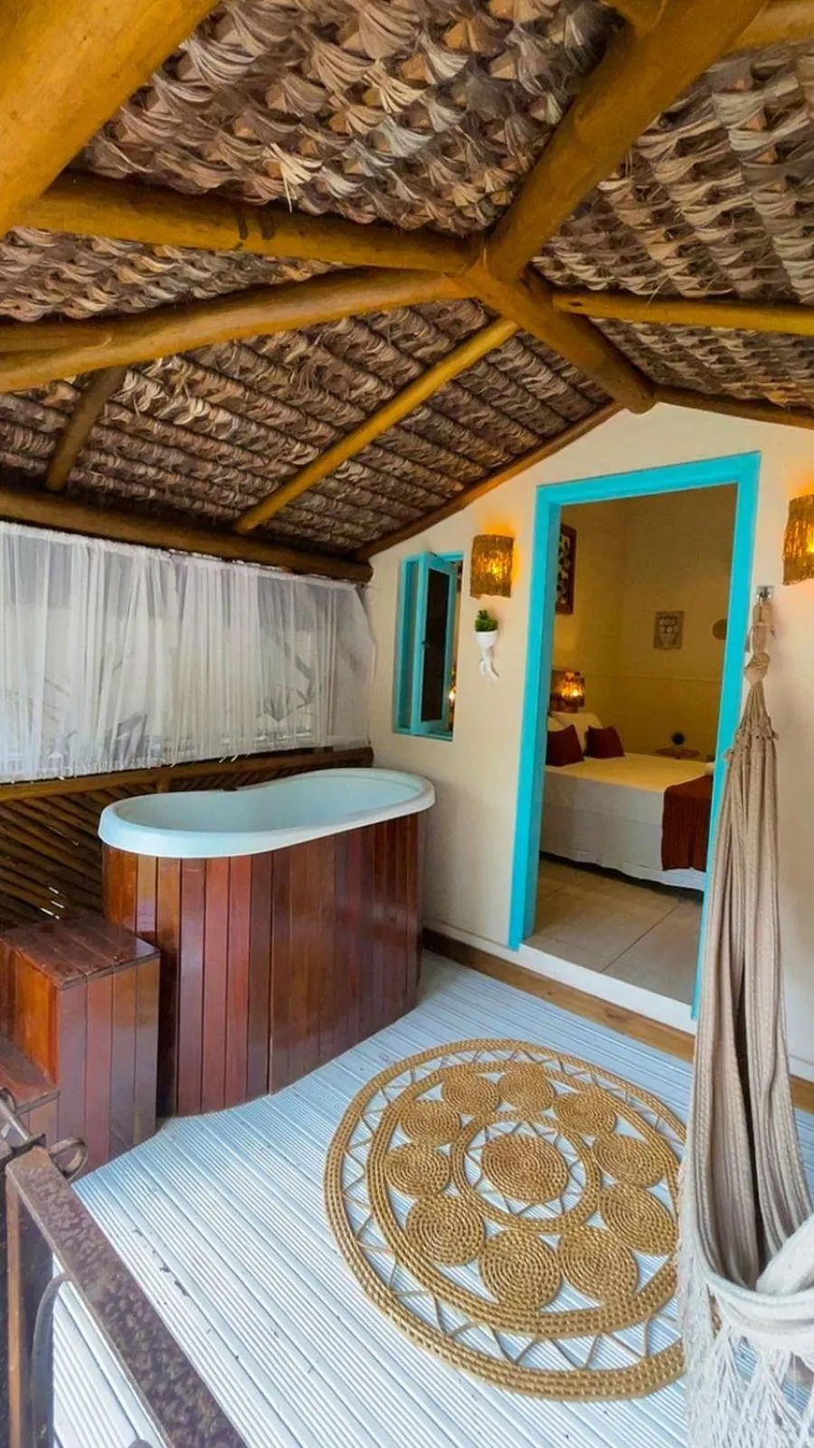 Bed in Pousada de Charme Emirados