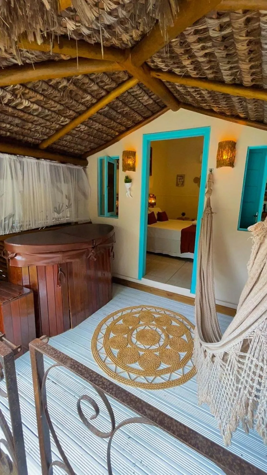 Bed in Pousada de Charme Emirados