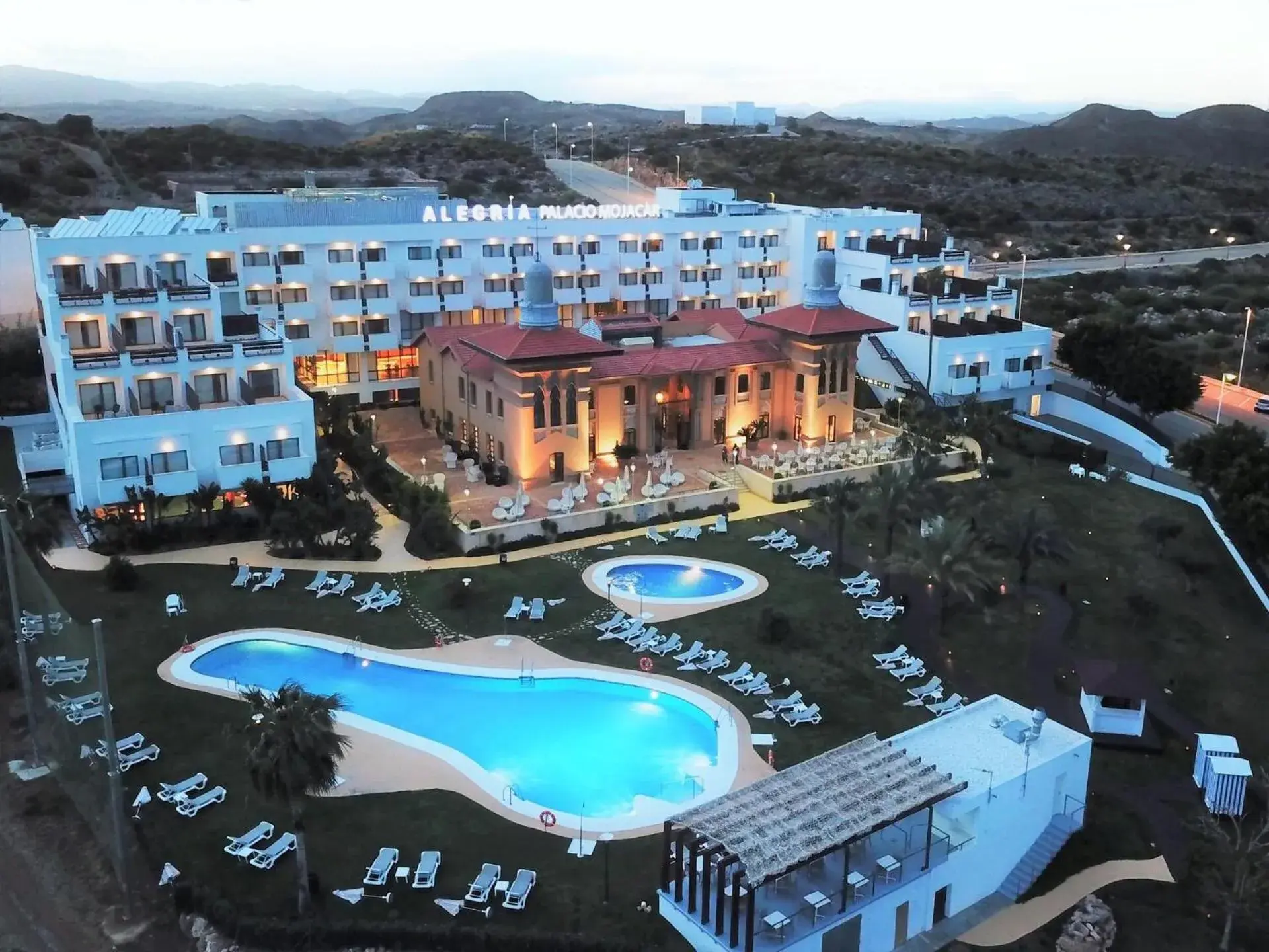 Bird's eye view in ALEGRIA Palacio Mojacar - Adults Only Bird's eye view in ALEGRIA Palacio Mojacar - Adults Only