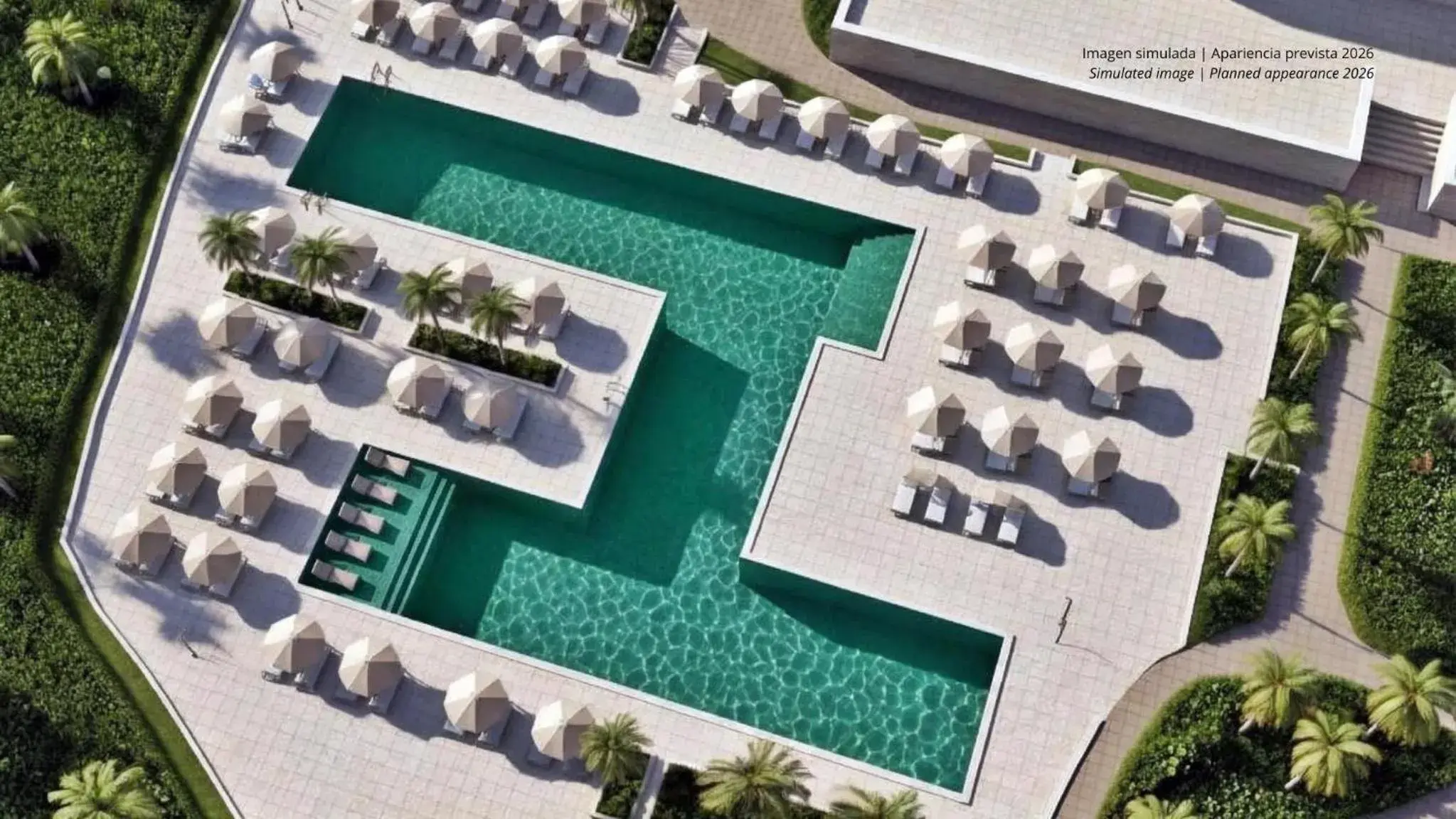 Swimming pool in The Place Palacio Mojacar & Spa by ALEGRIA Adults Only Swimming pool in The Place Palacio Mojacar & Spa by ALEGRIA Adults Only