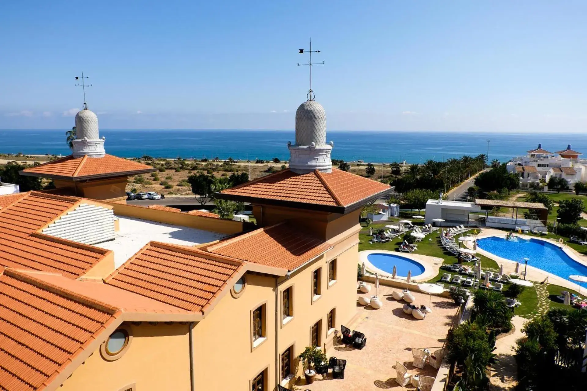 Bird's eye view in ALEGRIA Palacio Mojacar - Adults Only Bird's eye view in ALEGRIA Palacio Mojacar - Adults Only