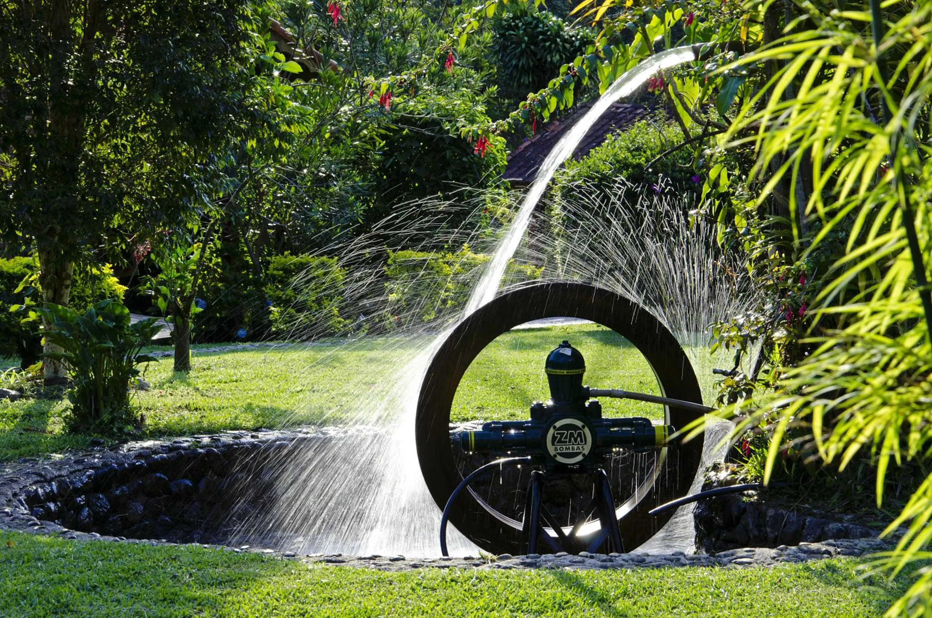 Garden view in Pousada Das Araucárias