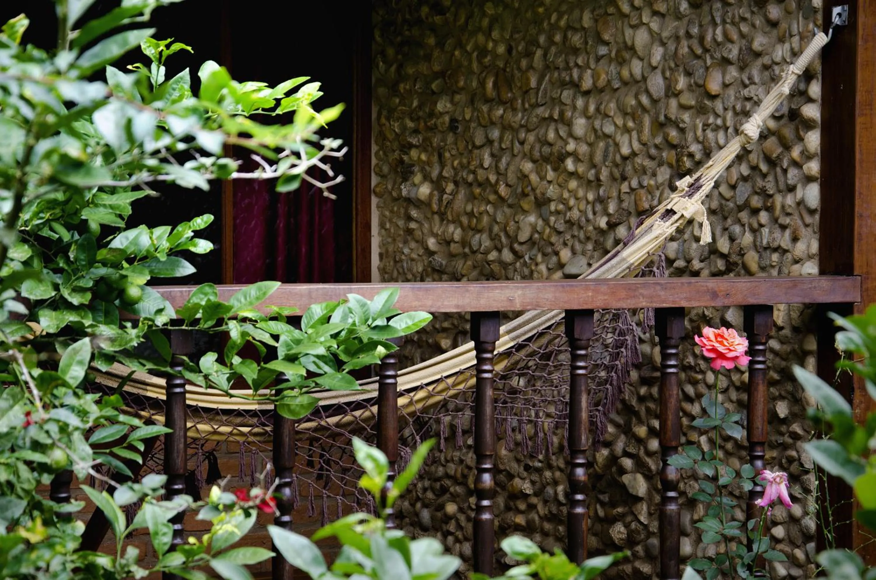 Balcony/Terrace in Pousada Das Araucárias